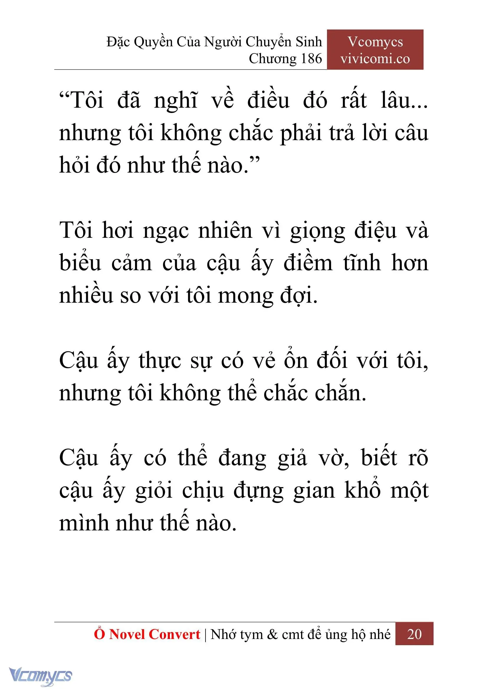 [Novel] Đặc Quyền Của Người Chuyển Sinh Chapter 186 - Trang 24