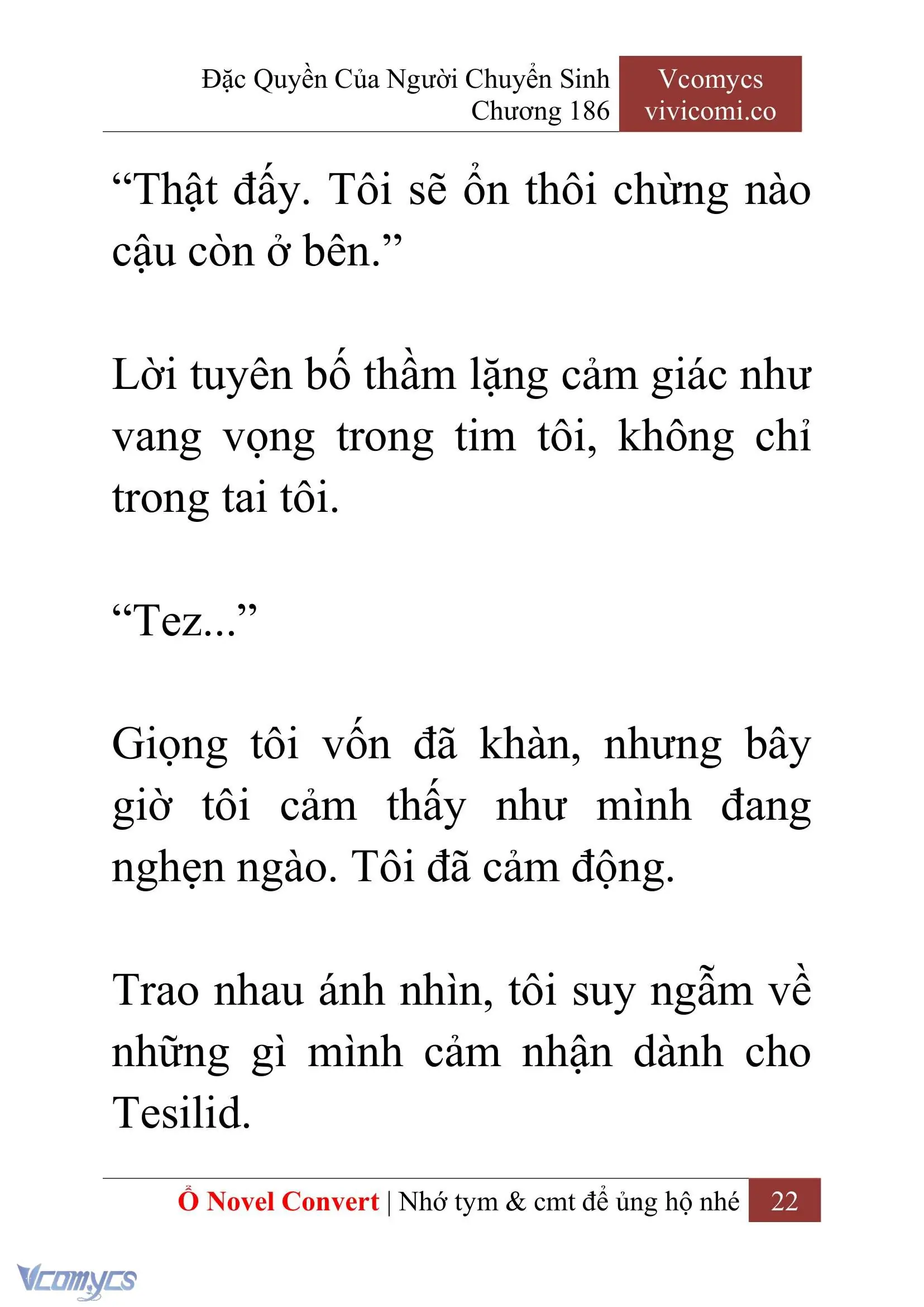 [Novel] Đặc Quyền Của Người Chuyển Sinh Chapter 186 - Trang 26