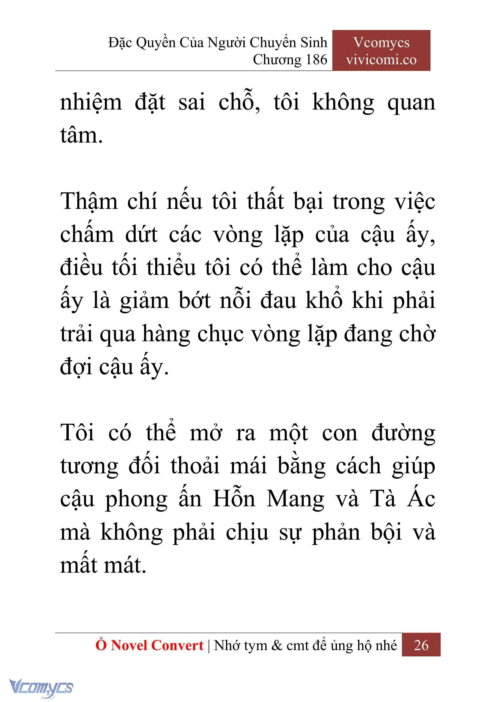 [Novel] Đặc Quyền Của Người Chuyển Sinh Chapter 186 - Trang 30