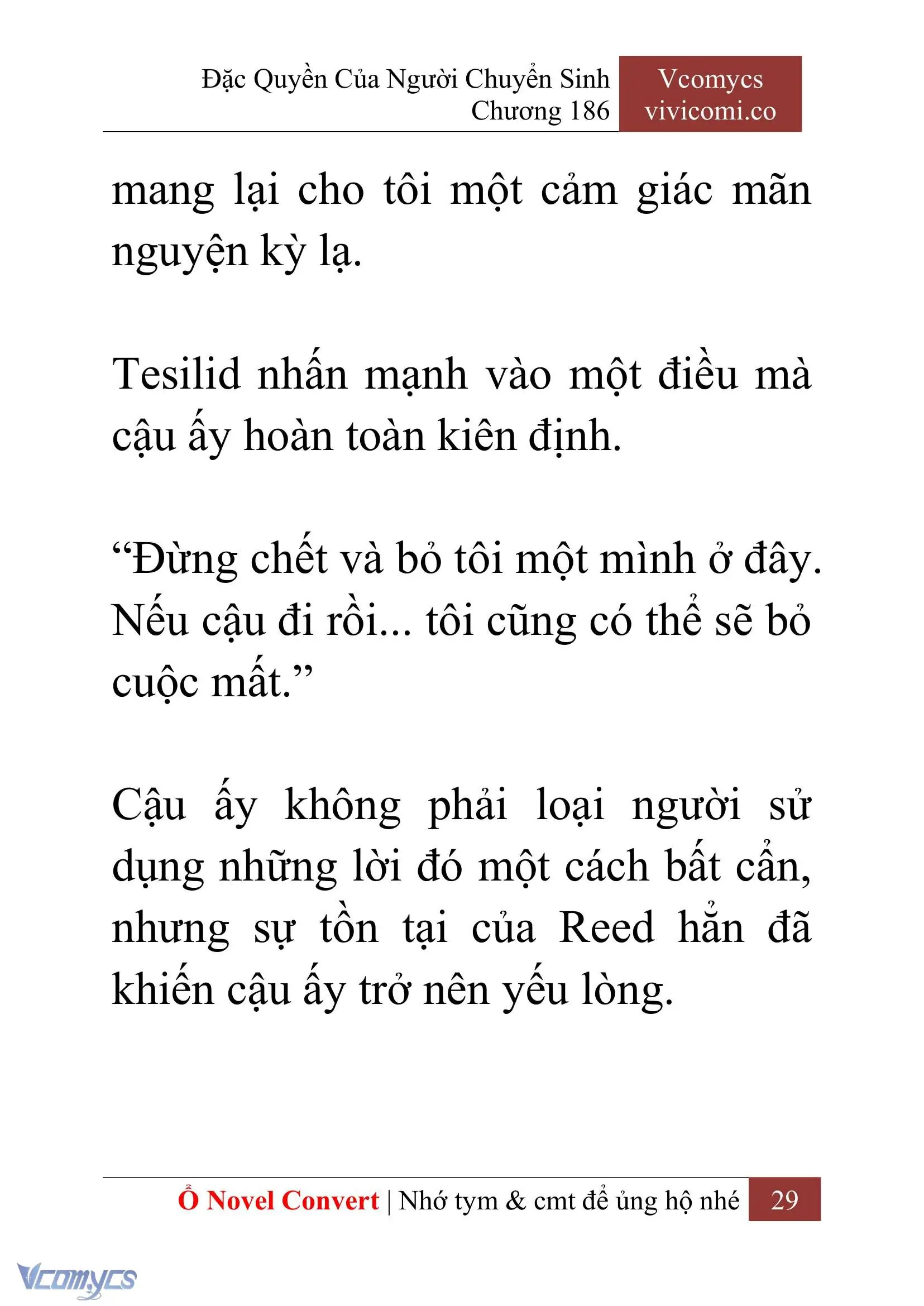 [Novel] Đặc Quyền Của Người Chuyển Sinh Chapter 186 - Trang 33