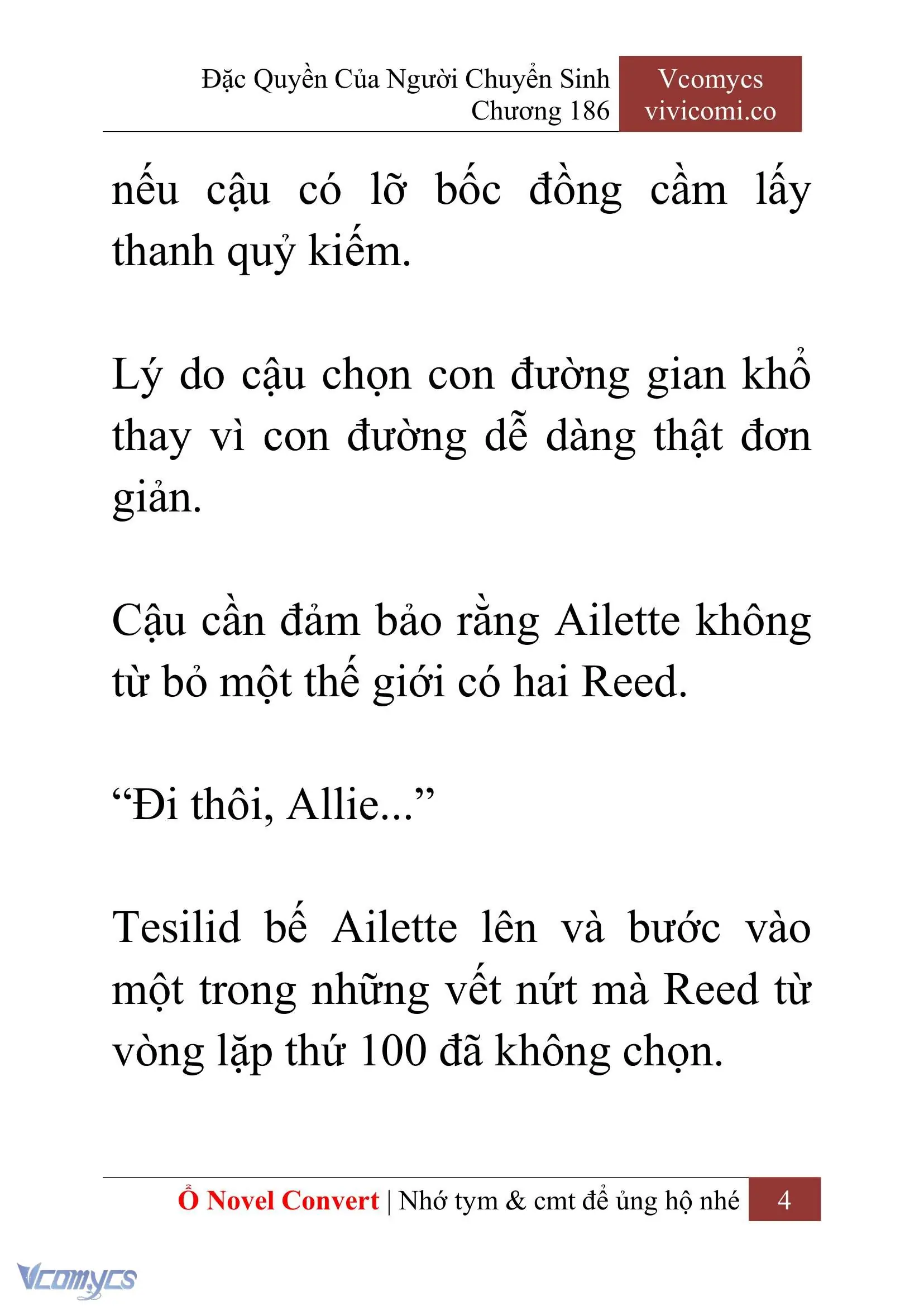 [Novel] Đặc Quyền Của Người Chuyển Sinh Chapter 186 - Trang 8