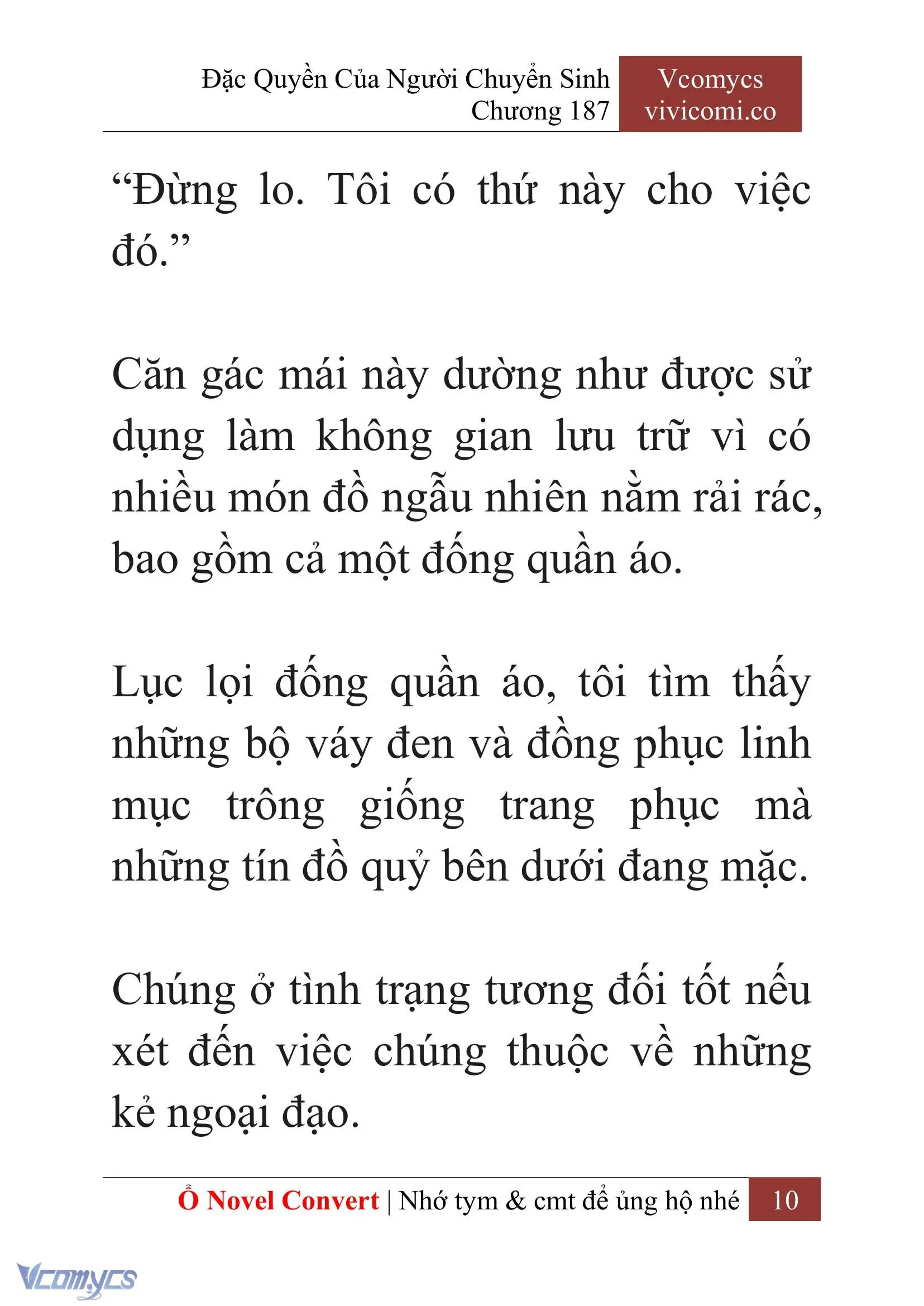 [Novel] Đặc Quyền Của Người Chuyển Sinh Chapter 187 - Trang 14
