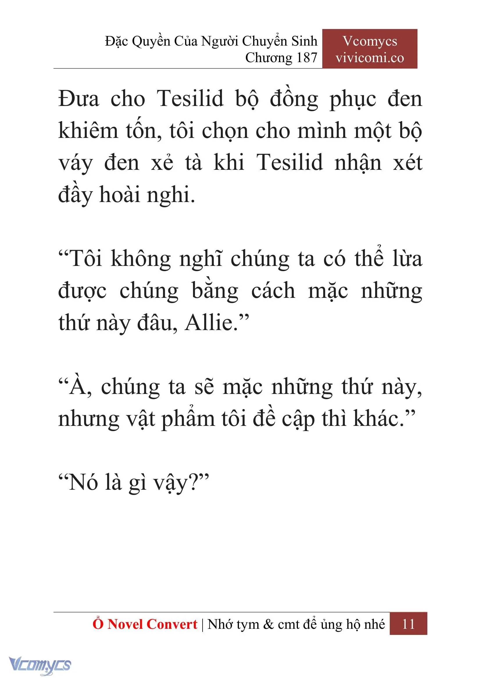 [Novel] Đặc Quyền Của Người Chuyển Sinh Chapter 187 - Trang 15