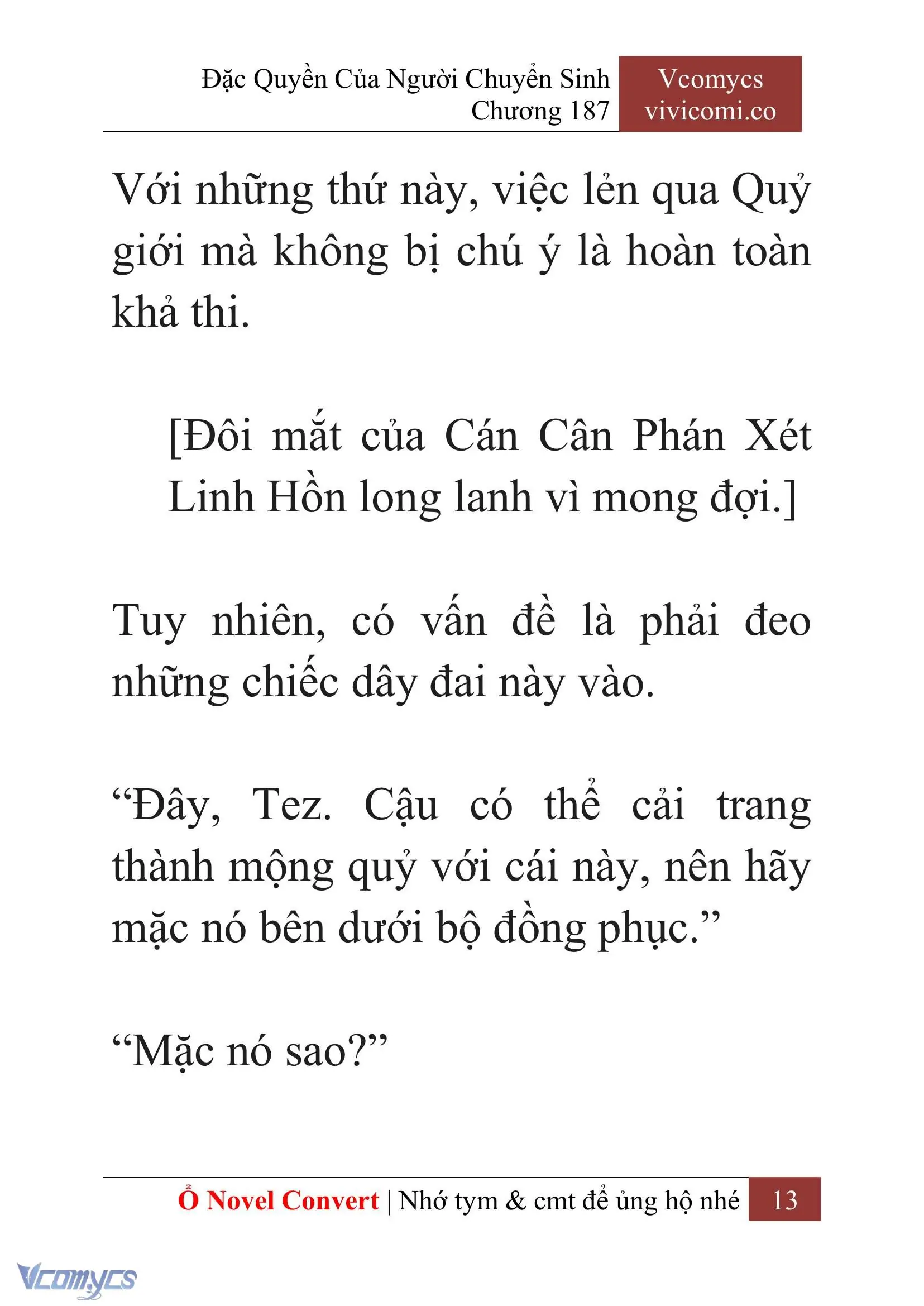 [Novel] Đặc Quyền Của Người Chuyển Sinh Chapter 187 - Trang 17