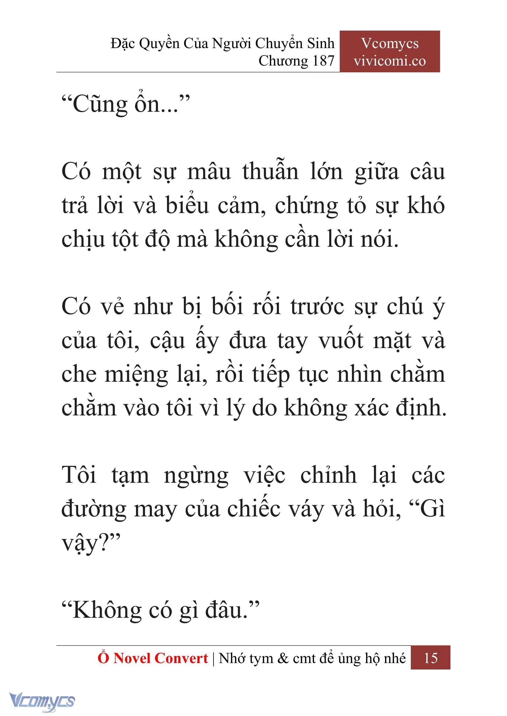 [Novel] Đặc Quyền Của Người Chuyển Sinh Chapter 187 - Trang 19