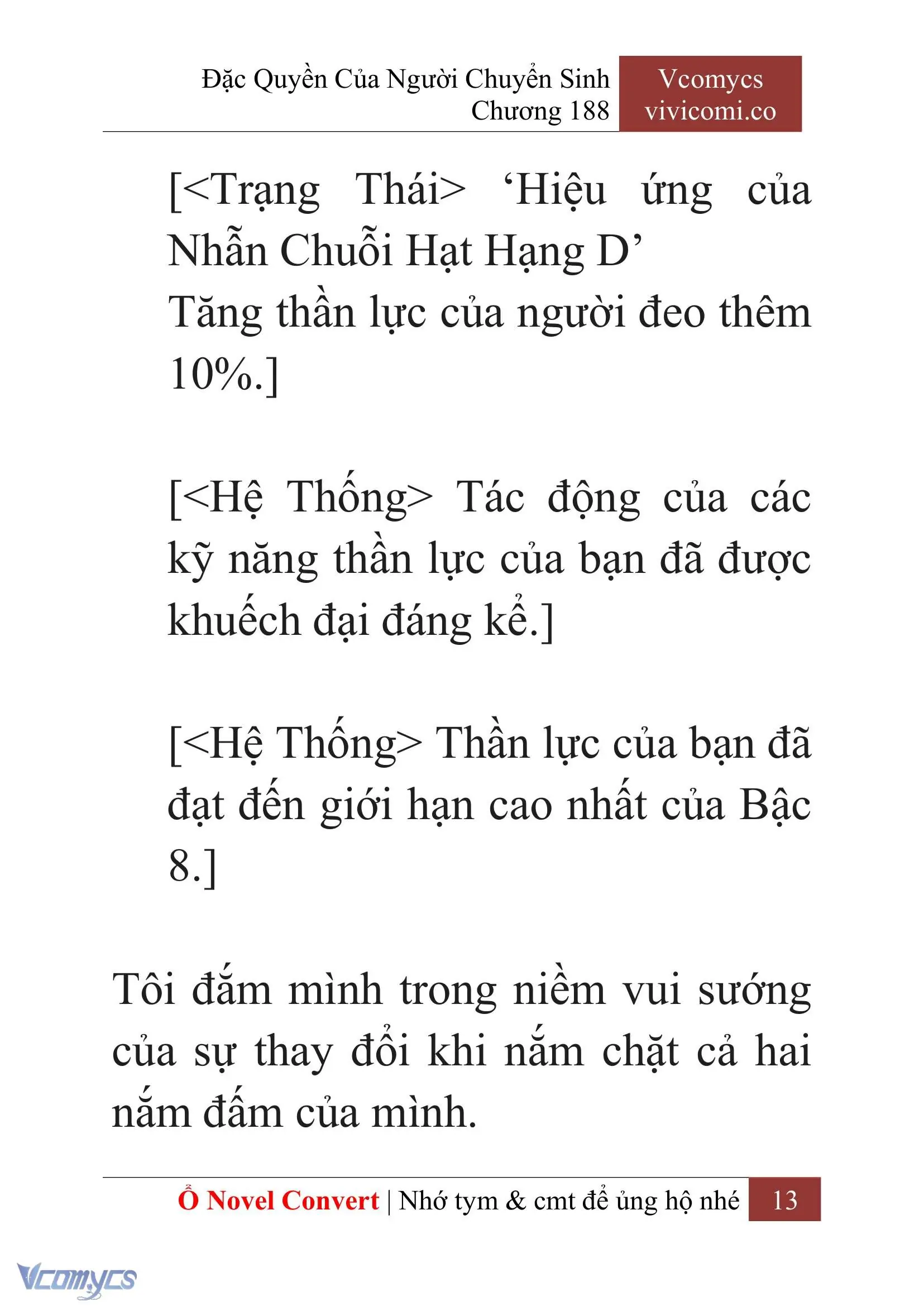 [Novel] Đặc Quyền Của Người Chuyển Sinh Chapter 188 - Trang 17