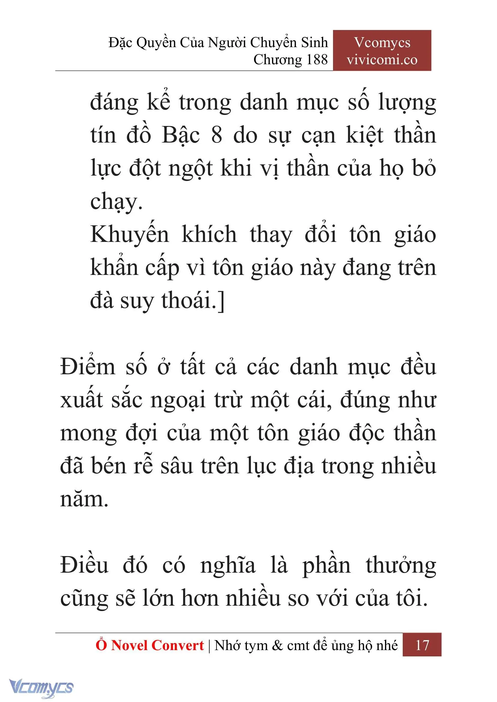 [Novel] Đặc Quyền Của Người Chuyển Sinh Chapter 188 - Trang 21