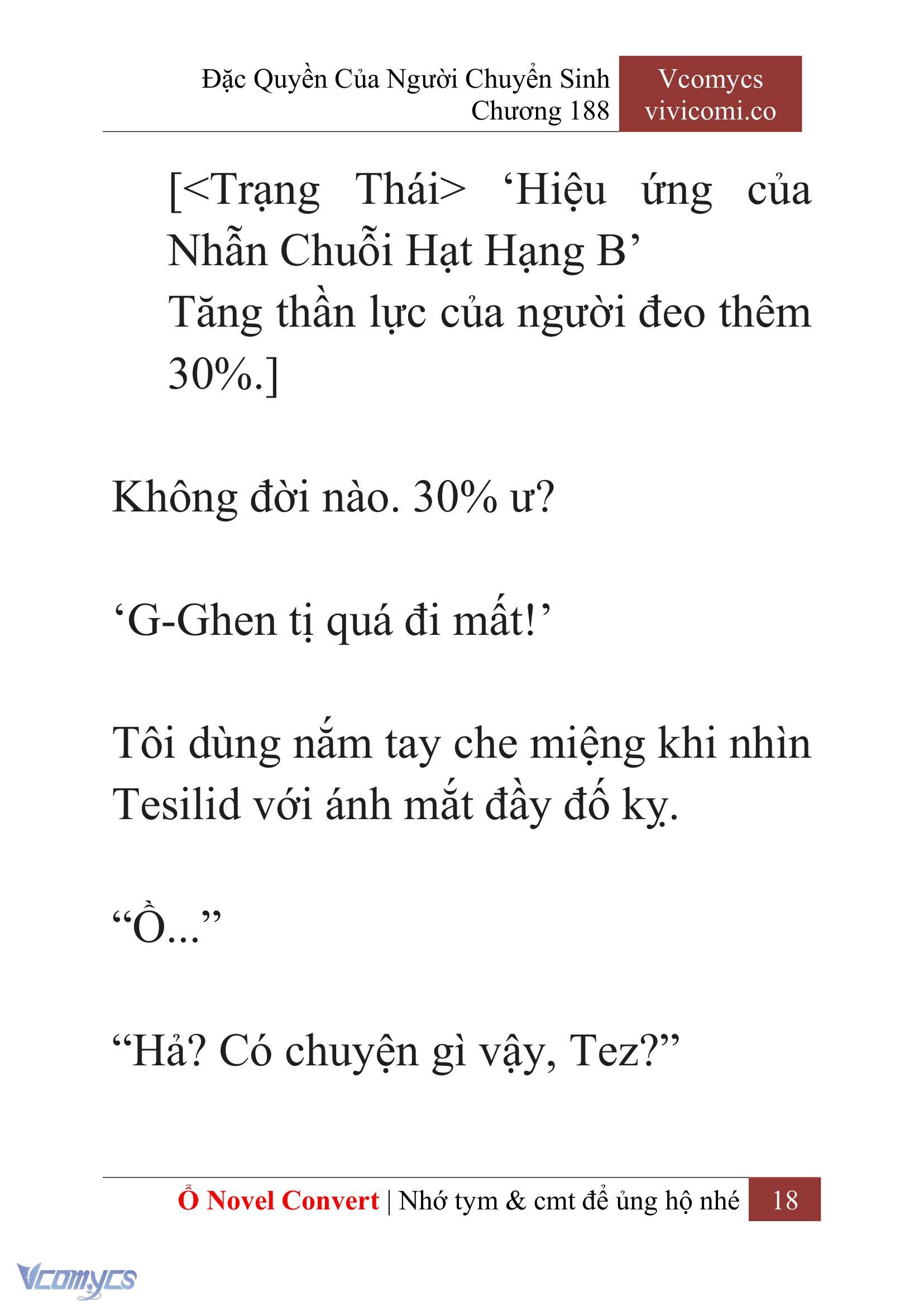 [Novel] Đặc Quyền Của Người Chuyển Sinh Chapter 188 - Trang 22