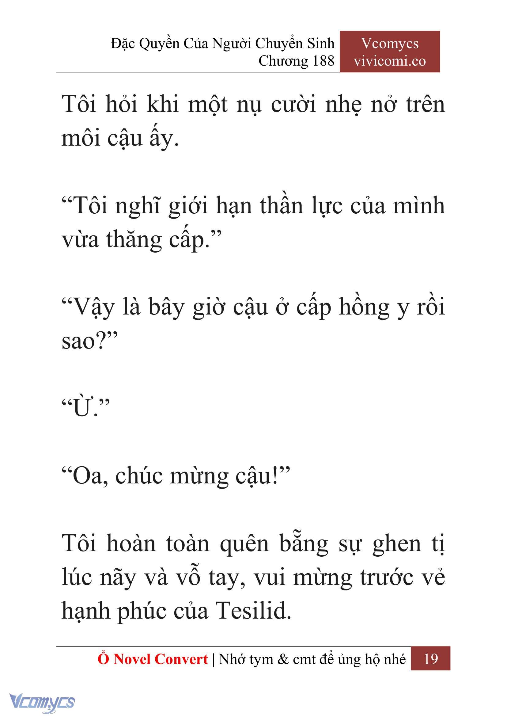 [Novel] Đặc Quyền Của Người Chuyển Sinh Chapter 188 - Trang 23