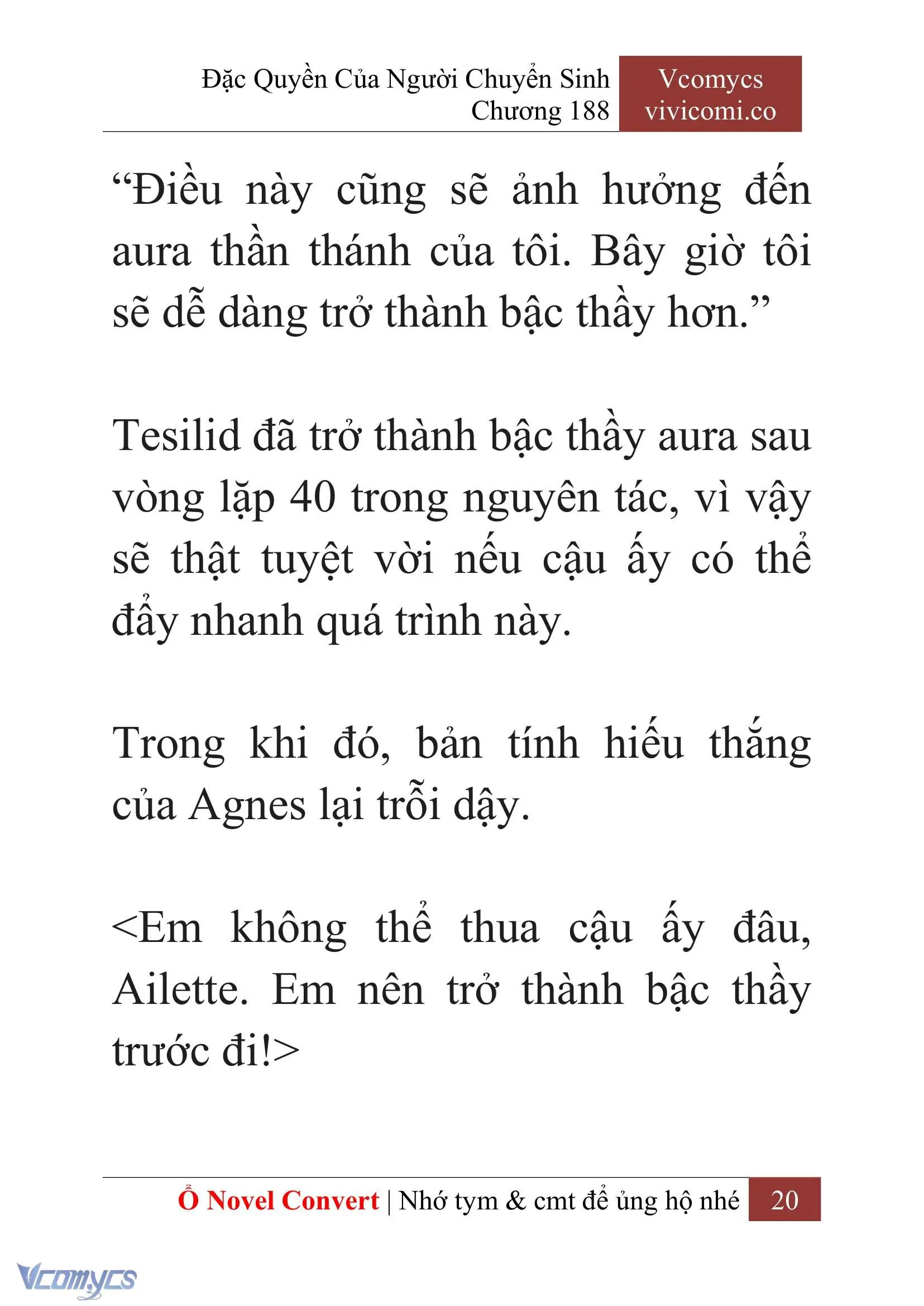 [Novel] Đặc Quyền Của Người Chuyển Sinh Chapter 188 - Trang 24