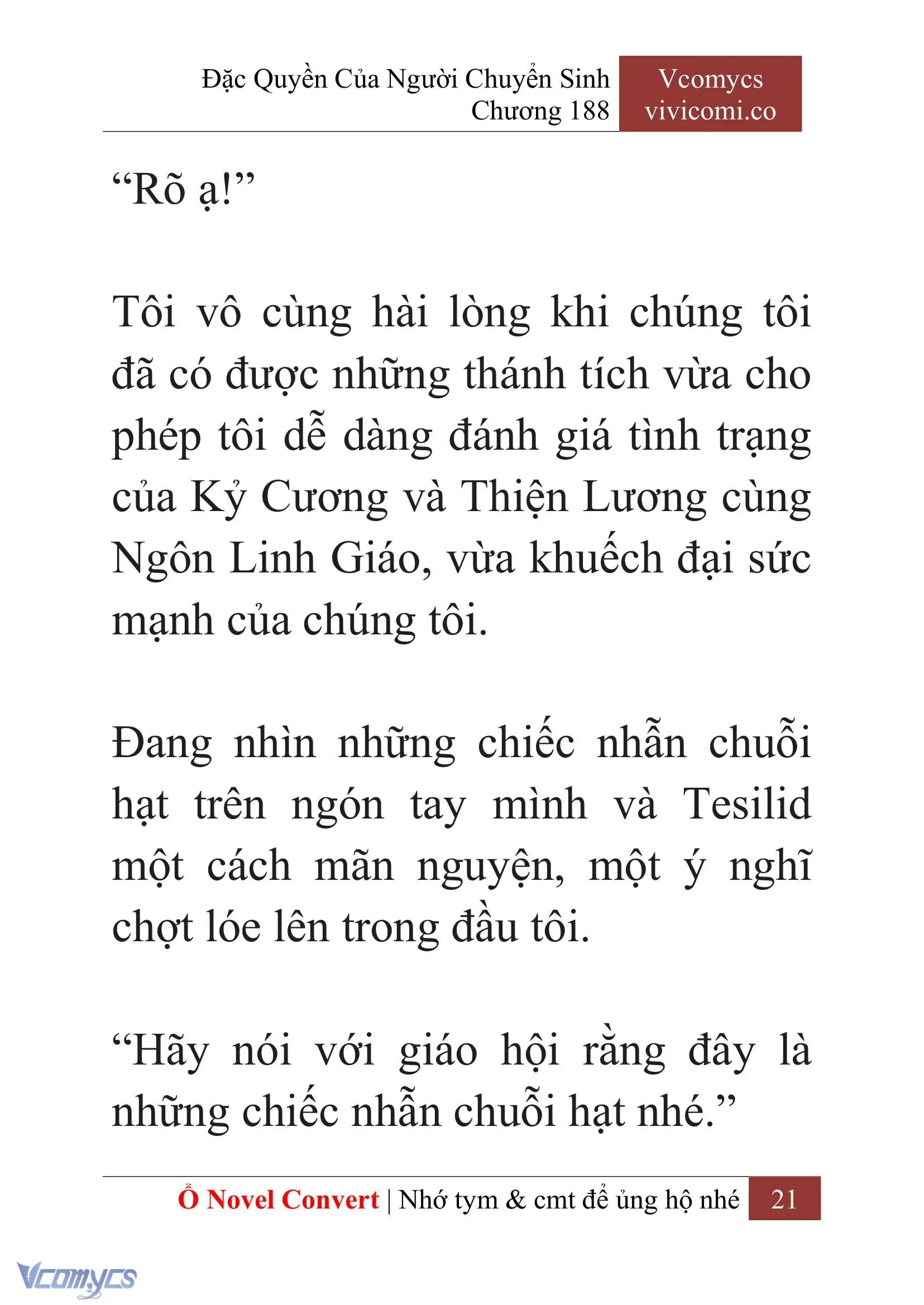 [Novel] Đặc Quyền Của Người Chuyển Sinh Chapter 188 - Trang 25