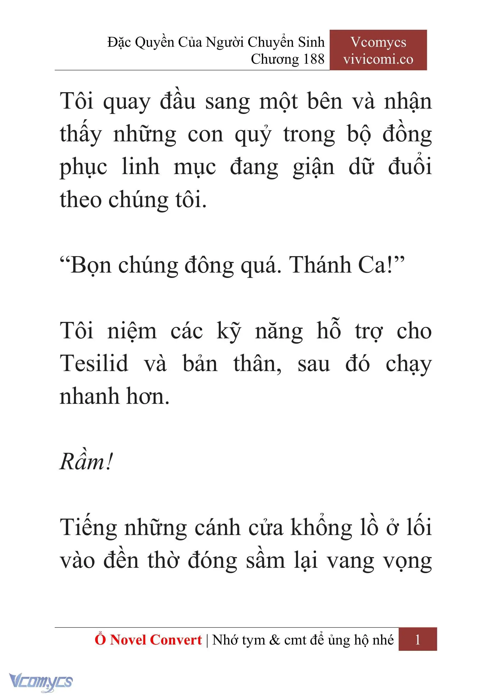 [Novel] Đặc Quyền Của Người Chuyển Sinh Chapter 188 - Trang 5