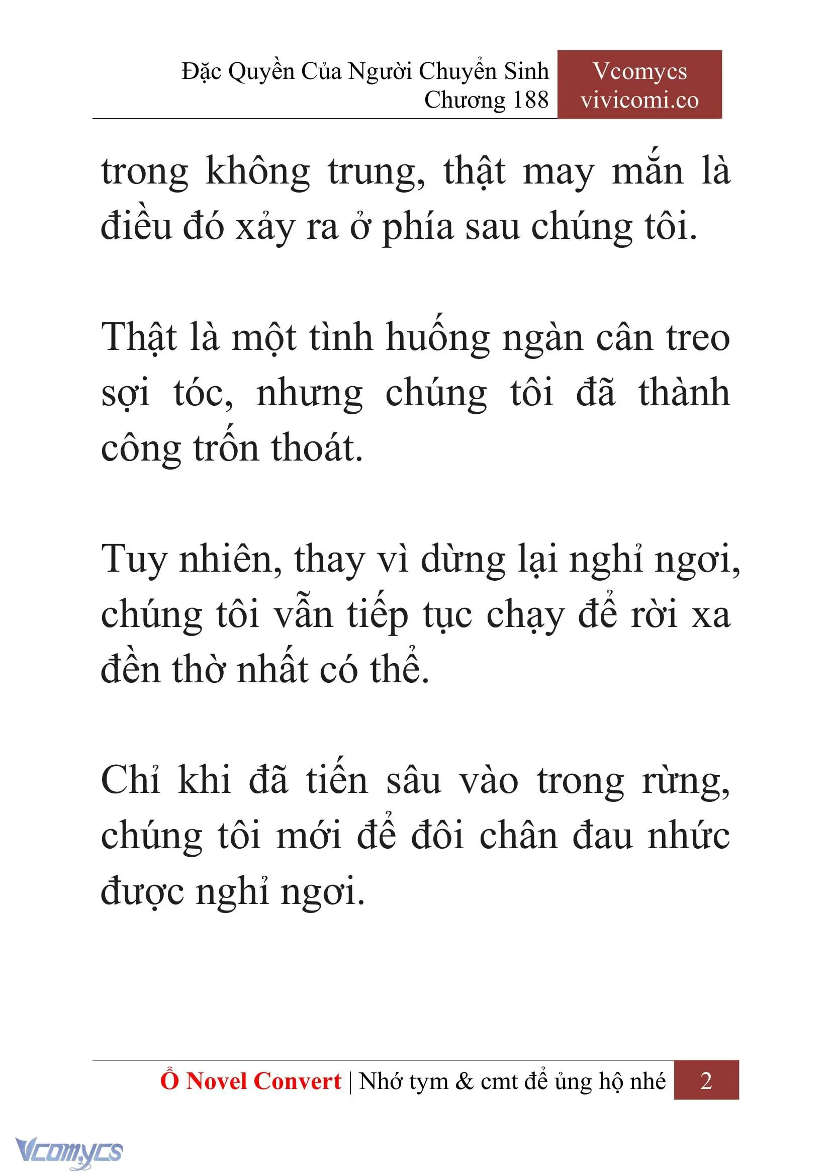 [Novel] Đặc Quyền Của Người Chuyển Sinh Chapter 188 - Trang 6