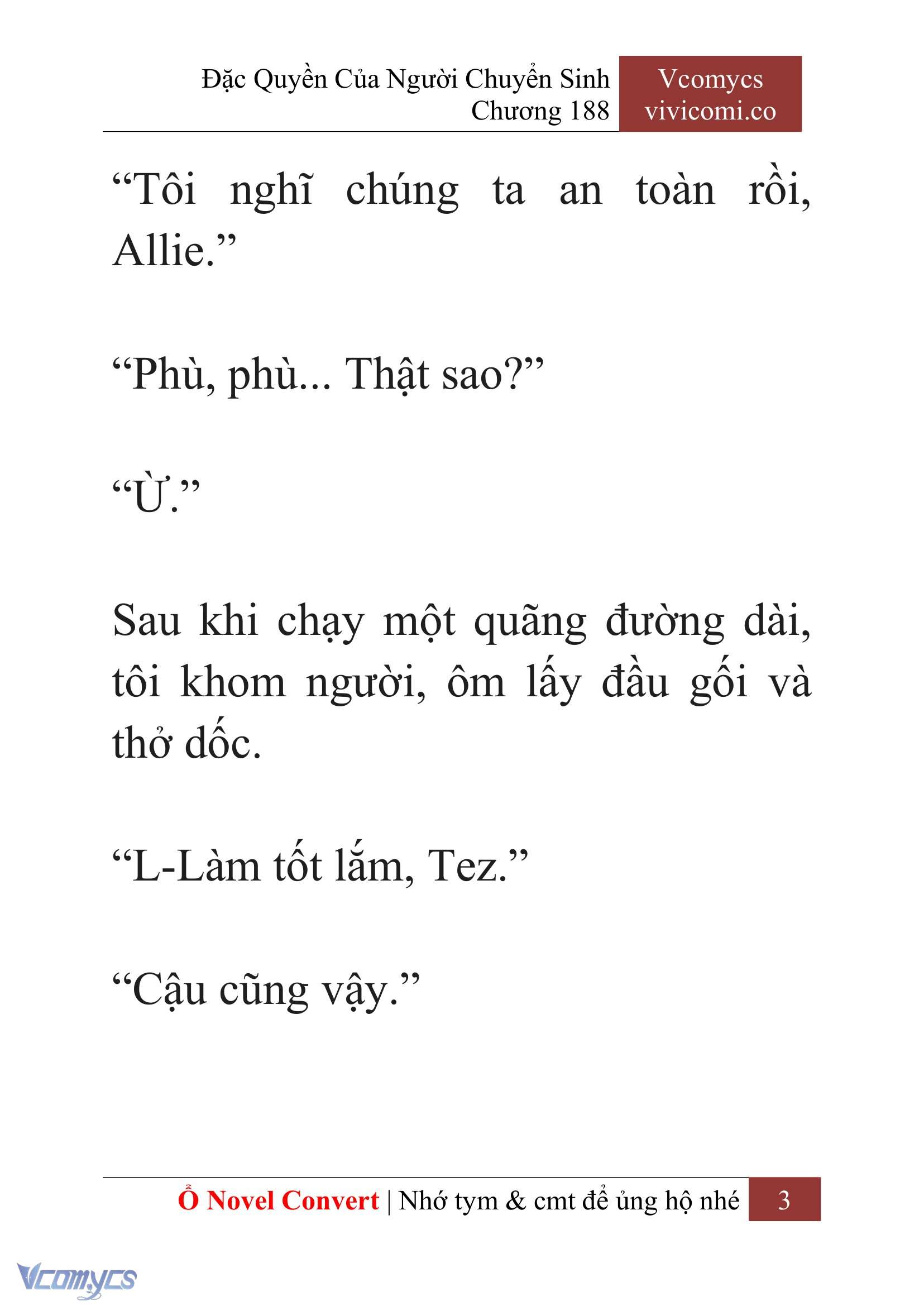 [Novel] Đặc Quyền Của Người Chuyển Sinh Chapter 188 - Trang 7