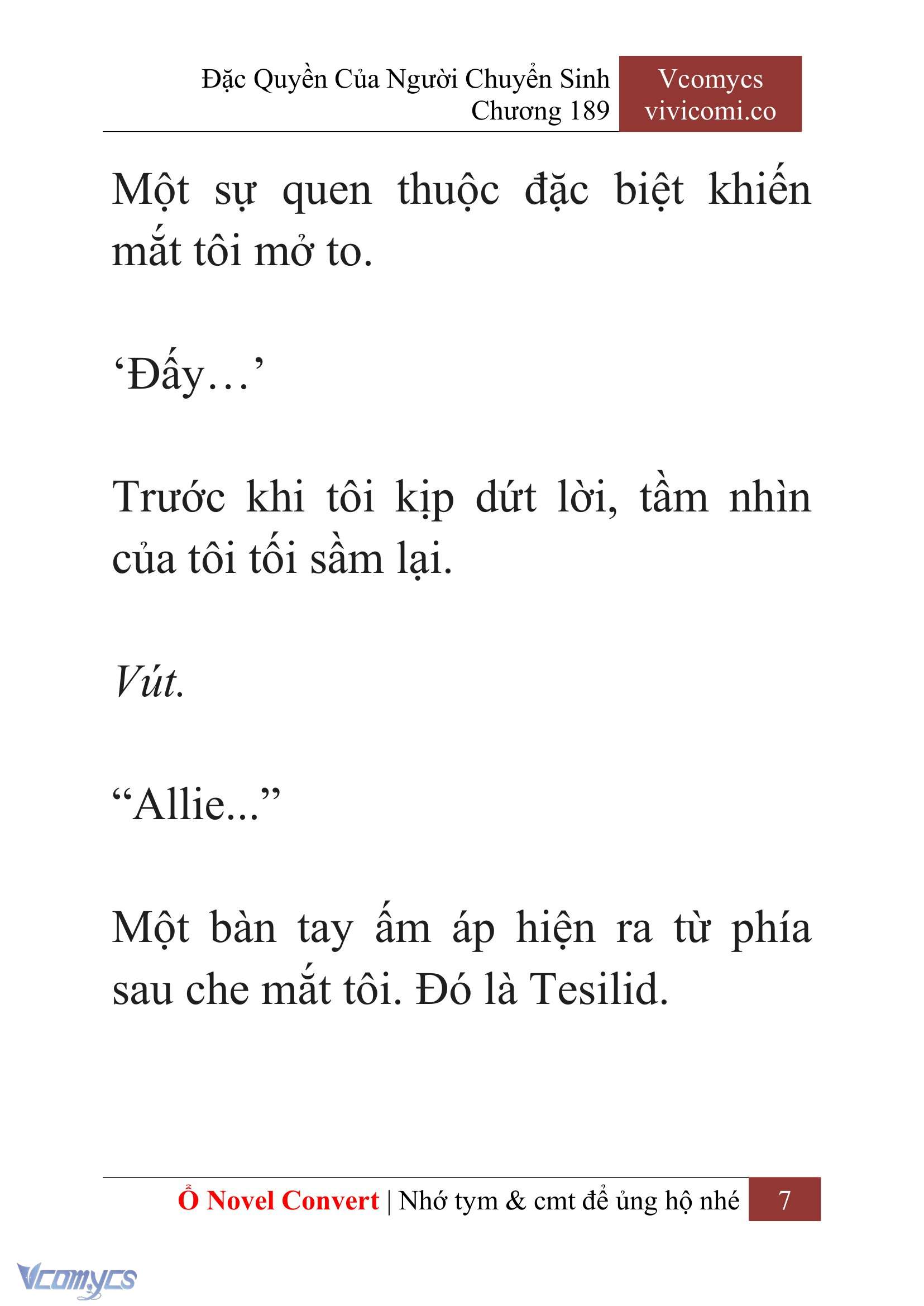 [Novel] Đặc Quyền Của Người Chuyển Sinh Chapter 189 - Trang 11