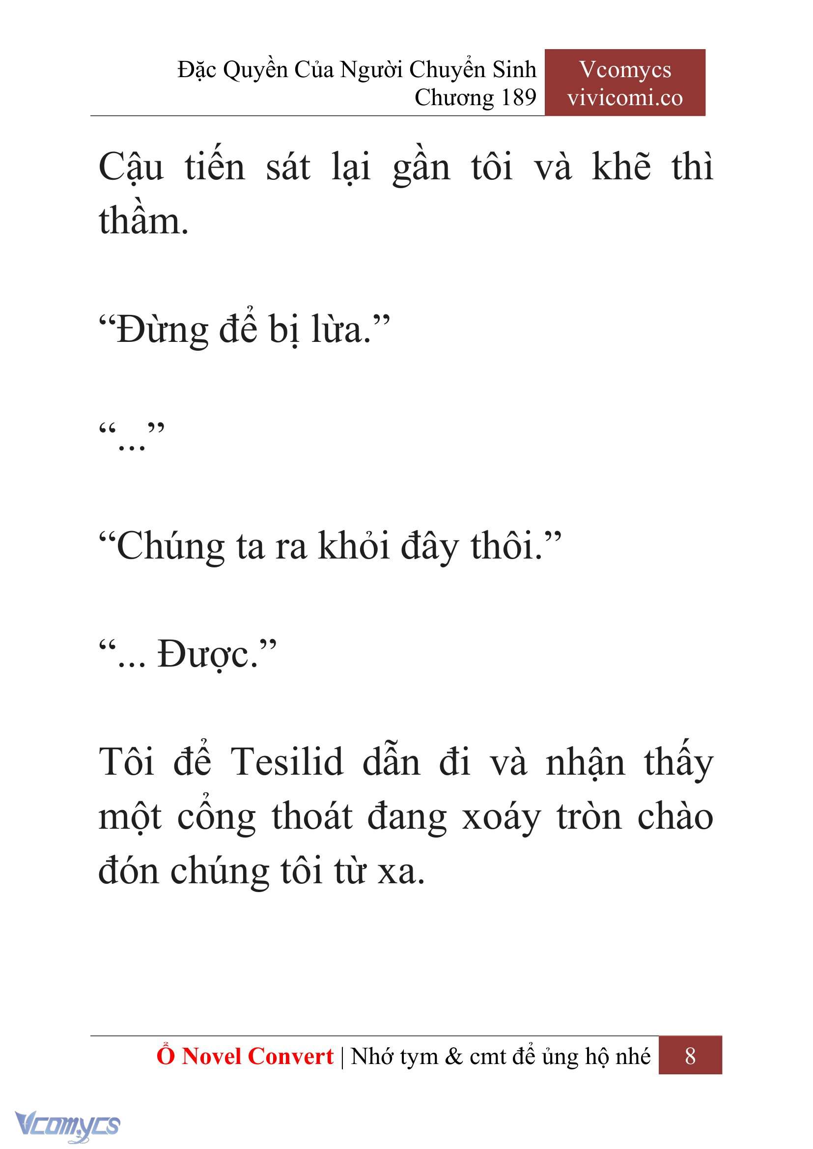 [Novel] Đặc Quyền Của Người Chuyển Sinh Chapter 189 - Trang 12