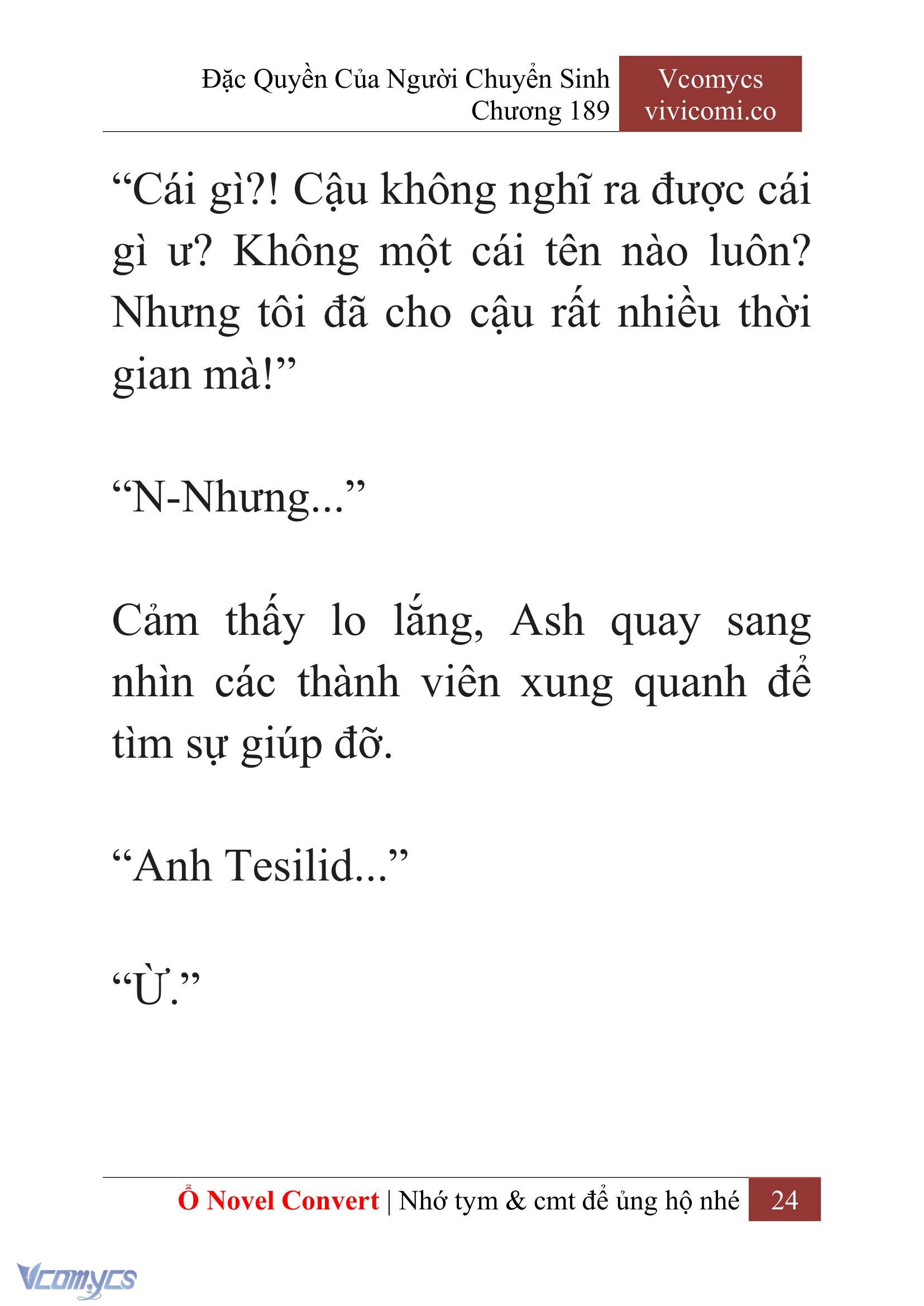 [Novel] Đặc Quyền Của Người Chuyển Sinh Chapter 189 - Trang 28