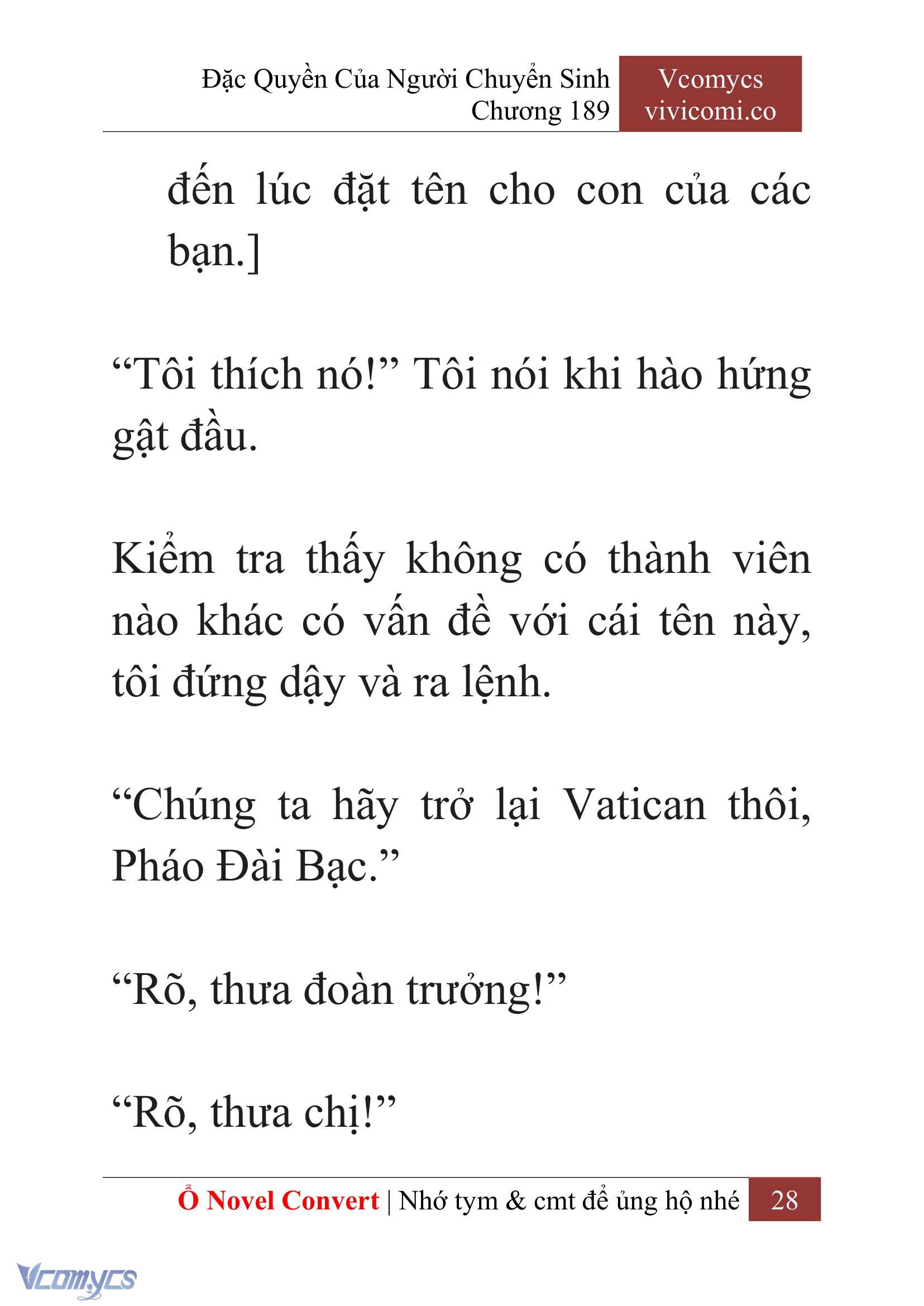 [Novel] Đặc Quyền Của Người Chuyển Sinh Chapter 189 - Trang 32