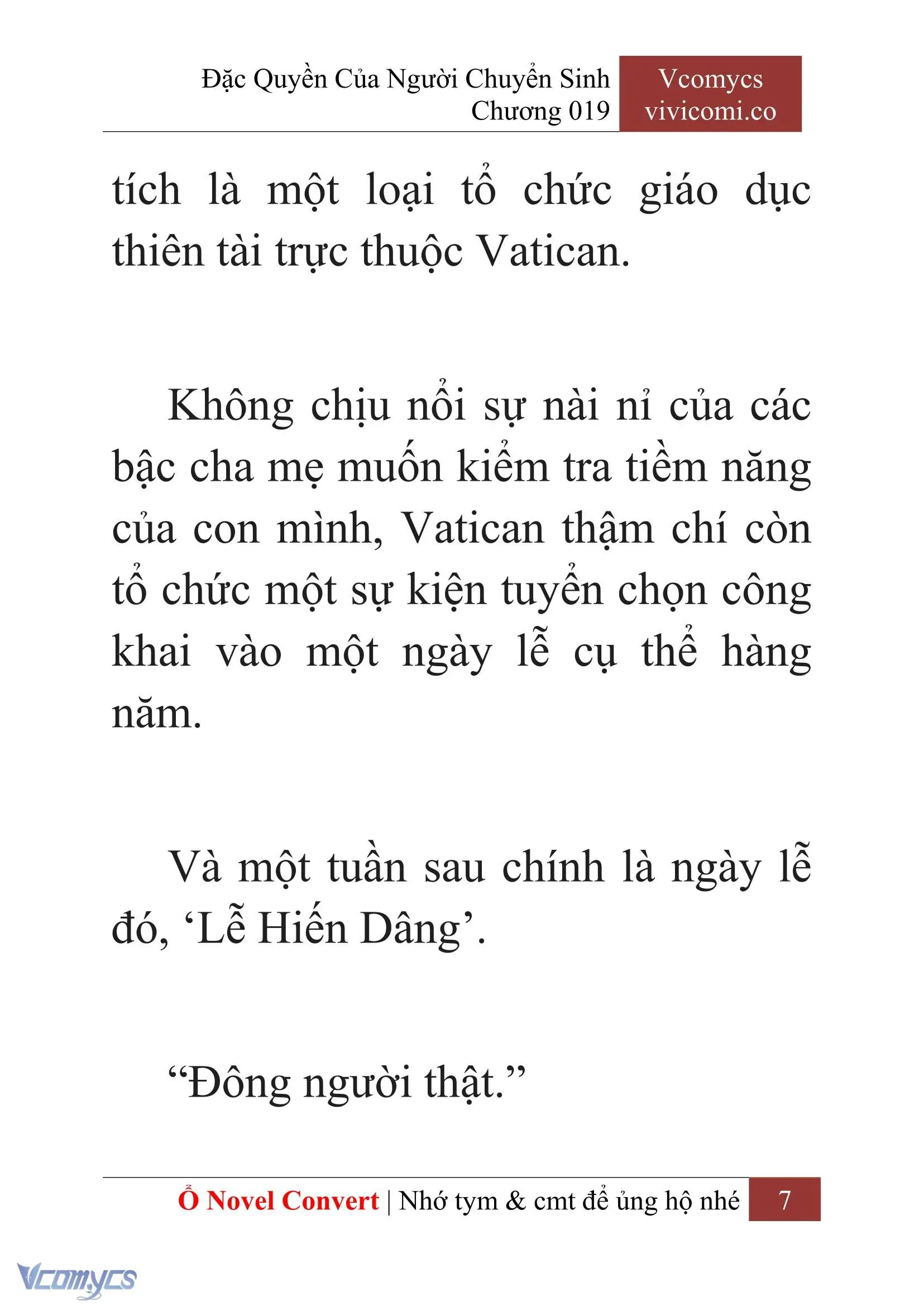 [Novel] Đặc Quyền Của Người Chuyển Sinh Chapter 19 - Trang 10