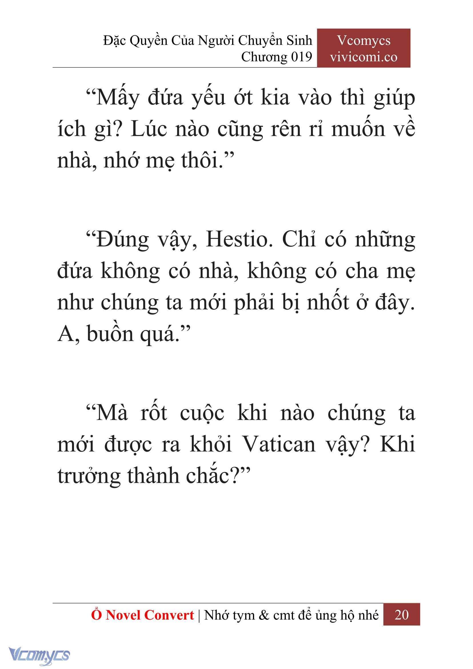 [Novel] Đặc Quyền Của Người Chuyển Sinh Chapter 19 - Trang 22