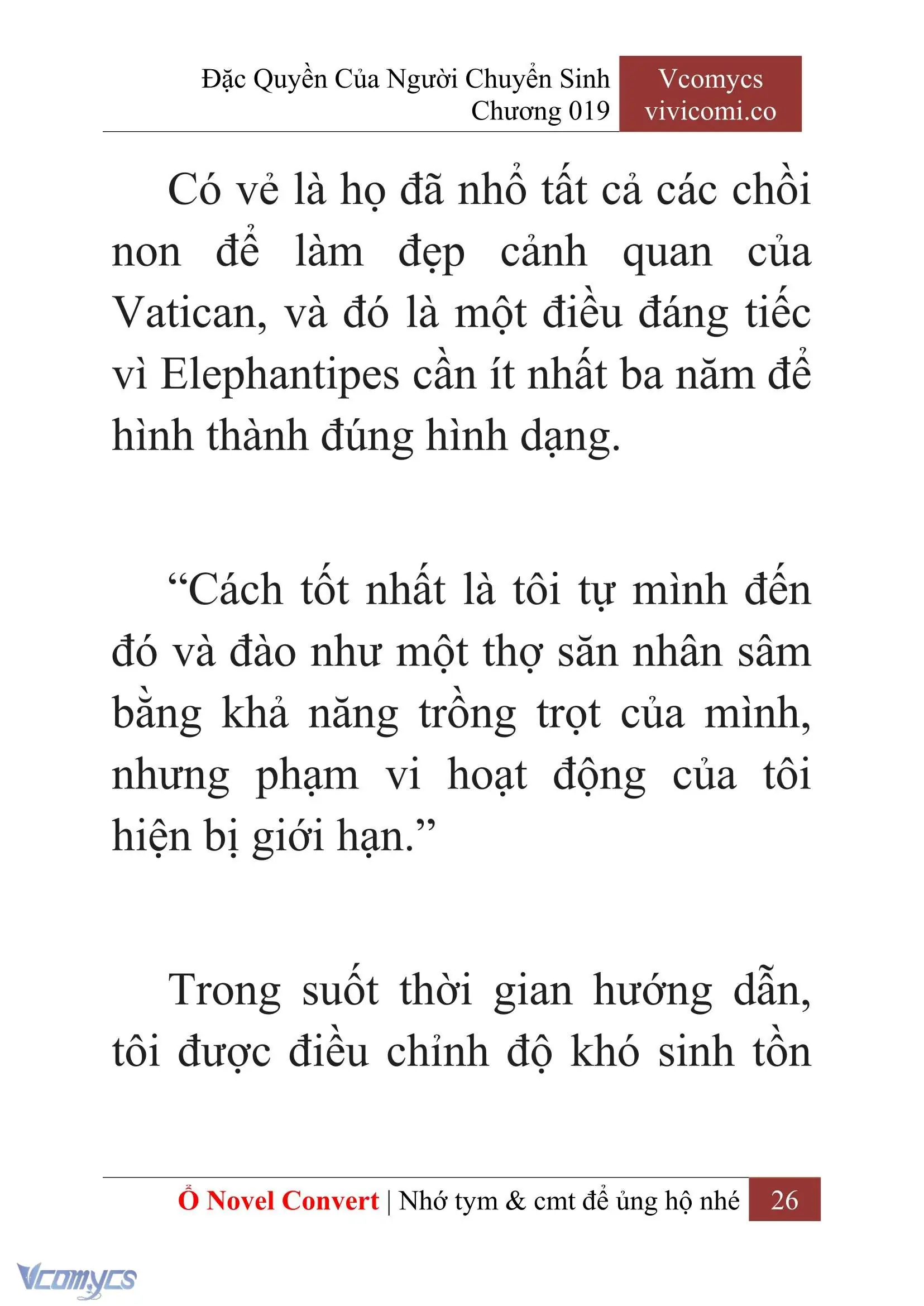 [Novel] Đặc Quyền Của Người Chuyển Sinh Chapter 19 - Trang 28