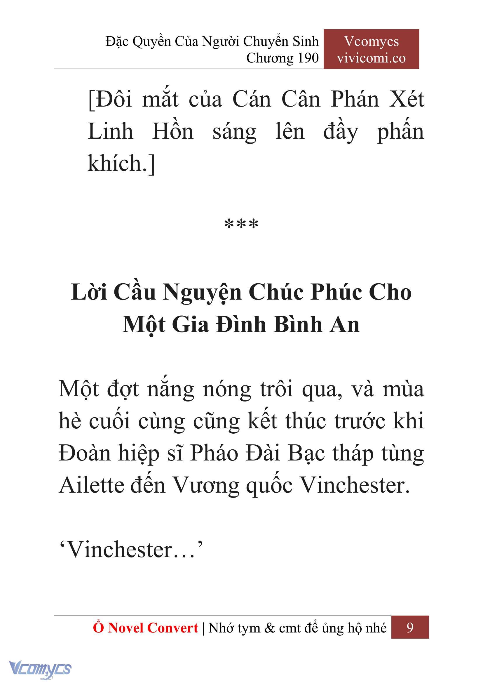 [Novel] Đặc Quyền Của Người Chuyển Sinh Chapter 190 - Trang 13