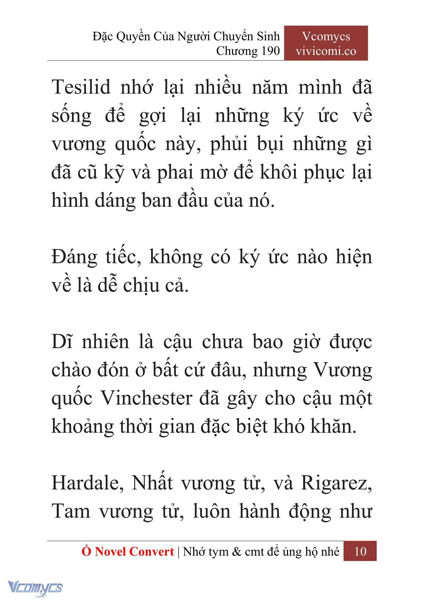[Novel] Đặc Quyền Của Người Chuyển Sinh Chapter 190 - Trang 14