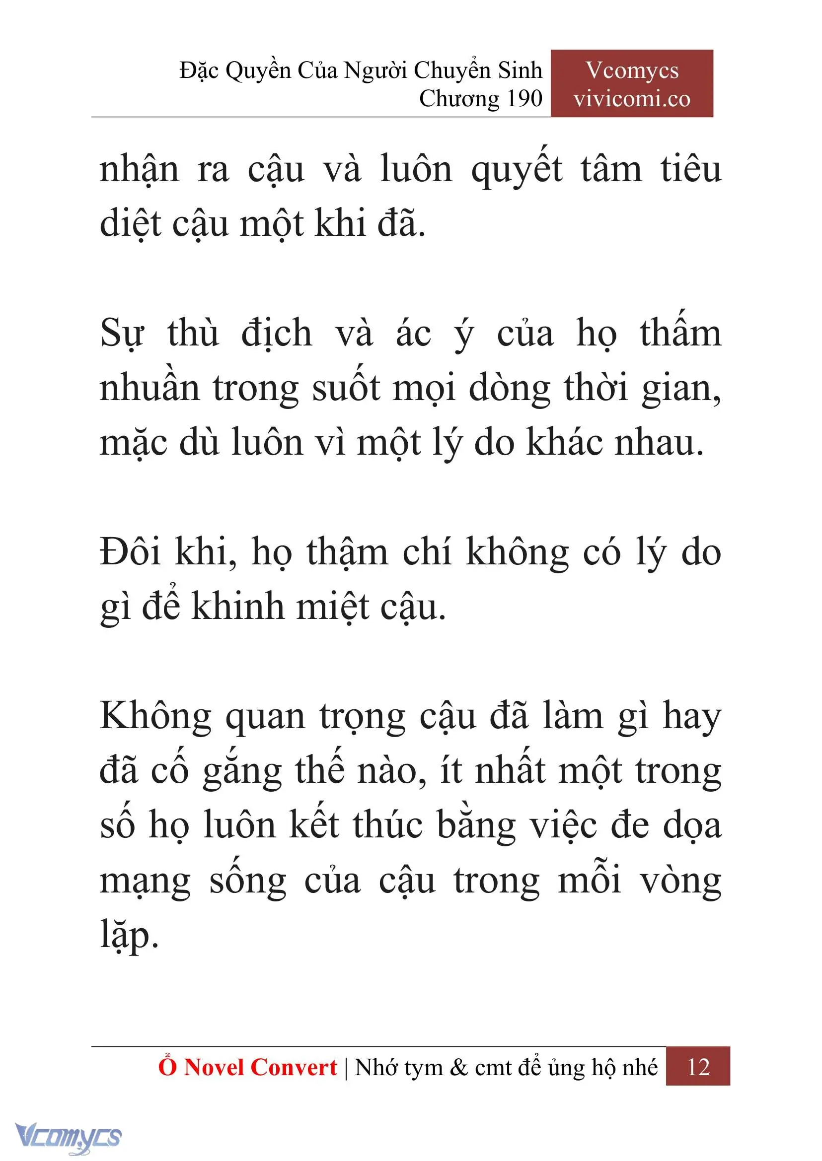 [Novel] Đặc Quyền Của Người Chuyển Sinh Chapter 190 - Trang 16