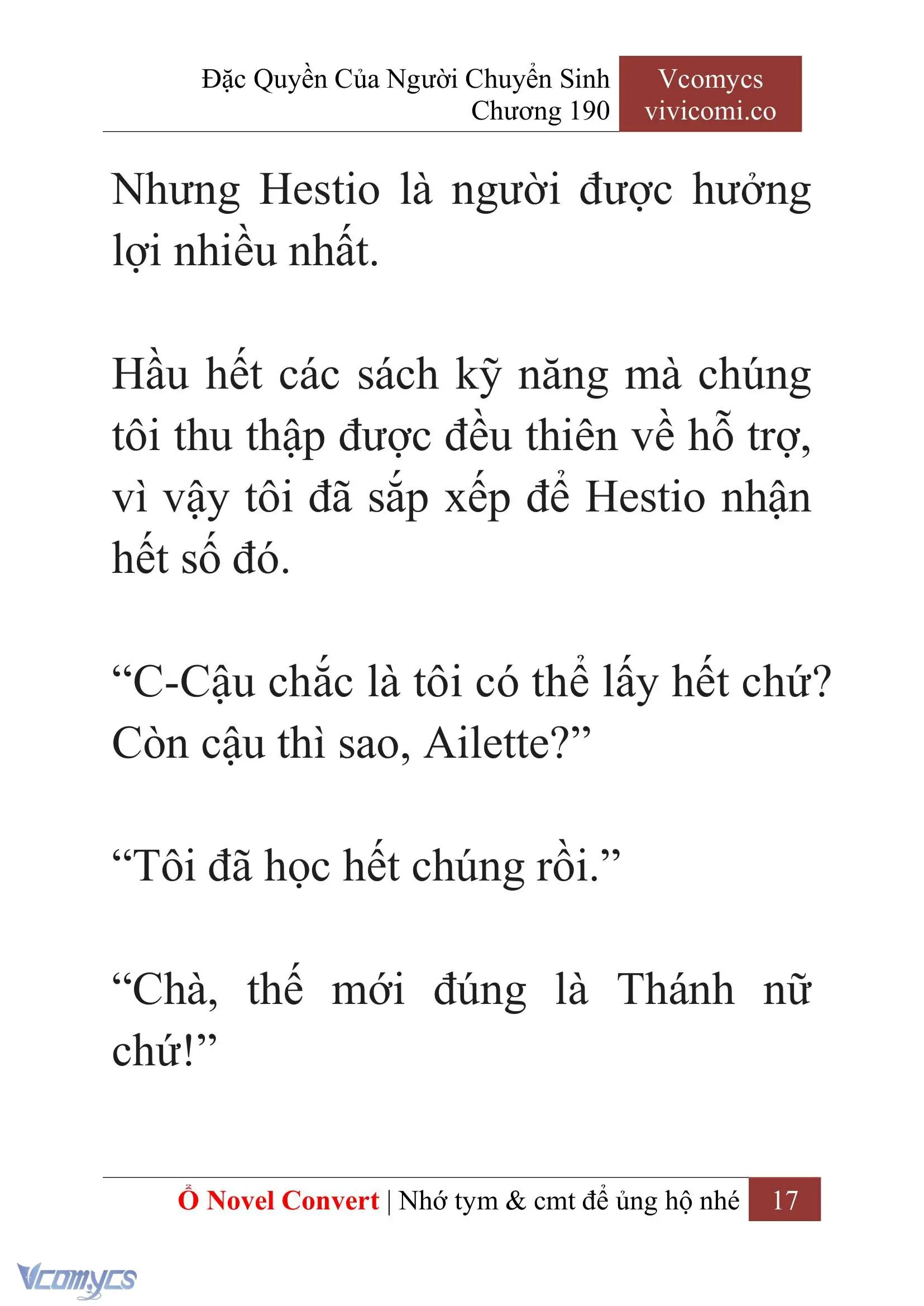 [Novel] Đặc Quyền Của Người Chuyển Sinh Chapter 190 - Trang 21