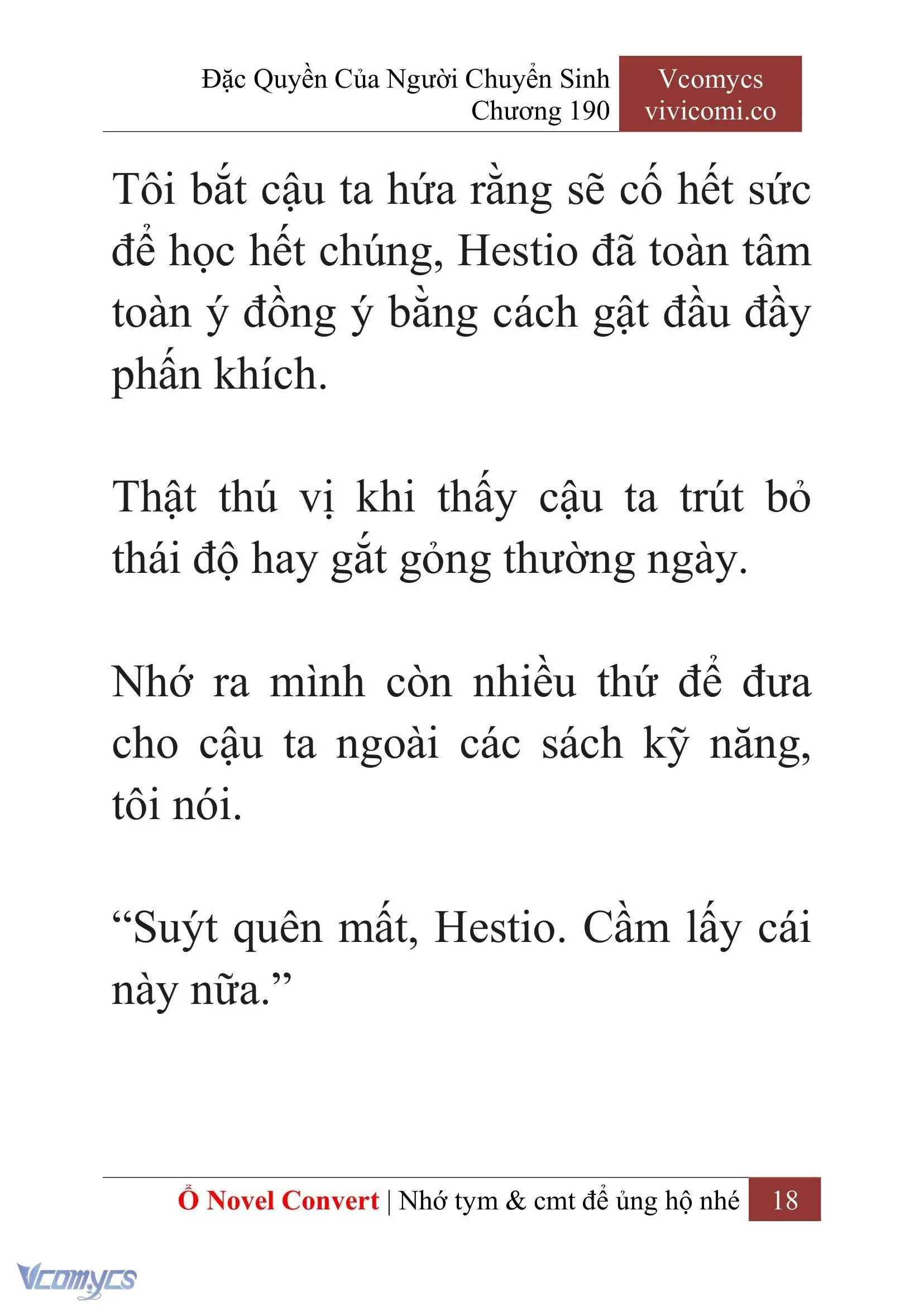 [Novel] Đặc Quyền Của Người Chuyển Sinh Chapter 190 - Trang 22
