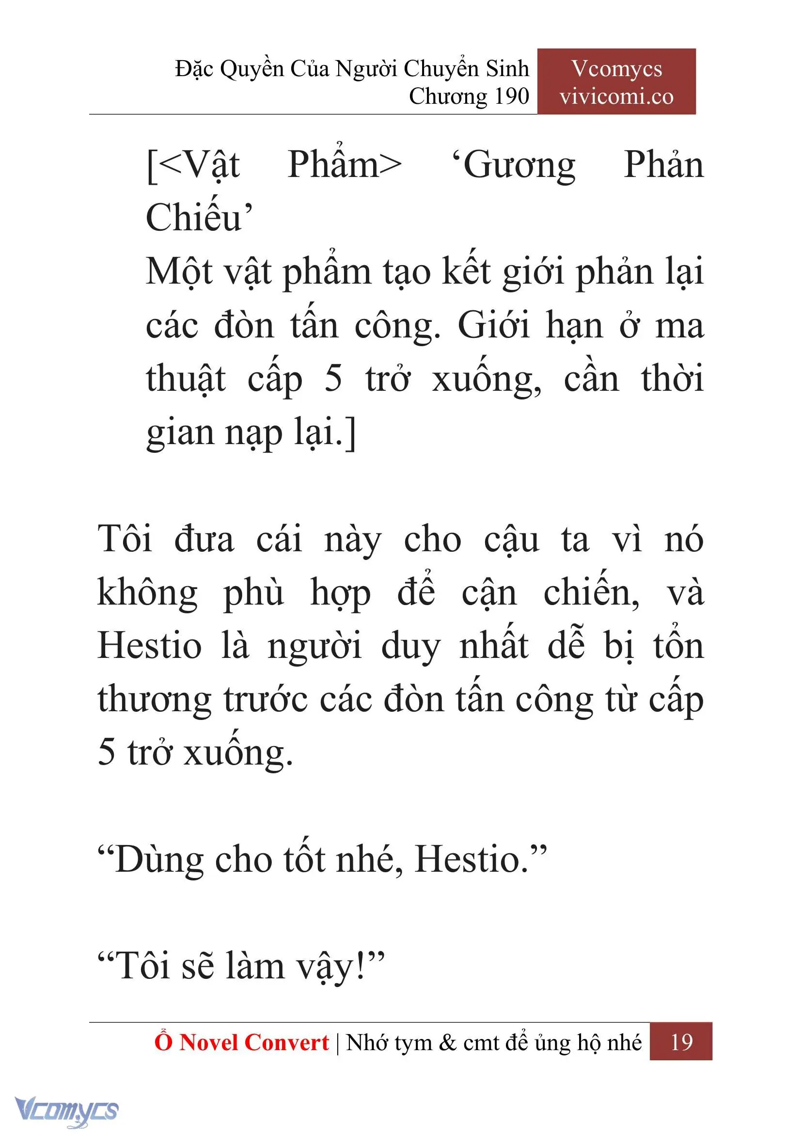 [Novel] Đặc Quyền Của Người Chuyển Sinh Chapter 190 - Trang 23