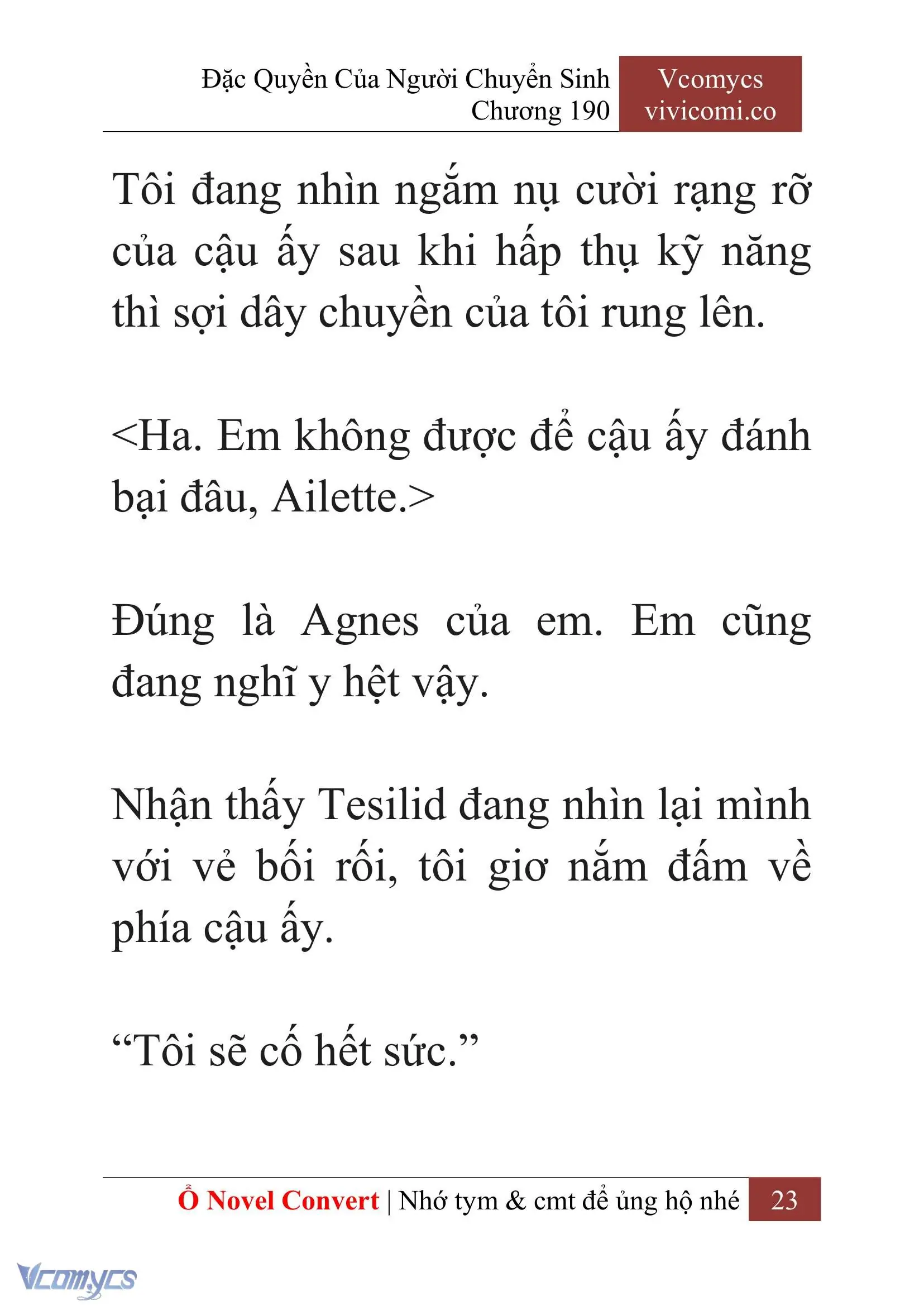[Novel] Đặc Quyền Của Người Chuyển Sinh Chapter 190 - Trang 27
