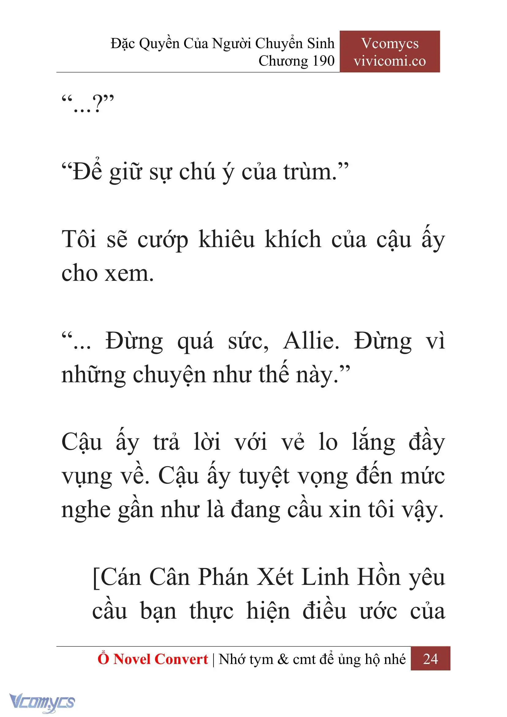 [Novel] Đặc Quyền Của Người Chuyển Sinh Chapter 190 - Trang 28