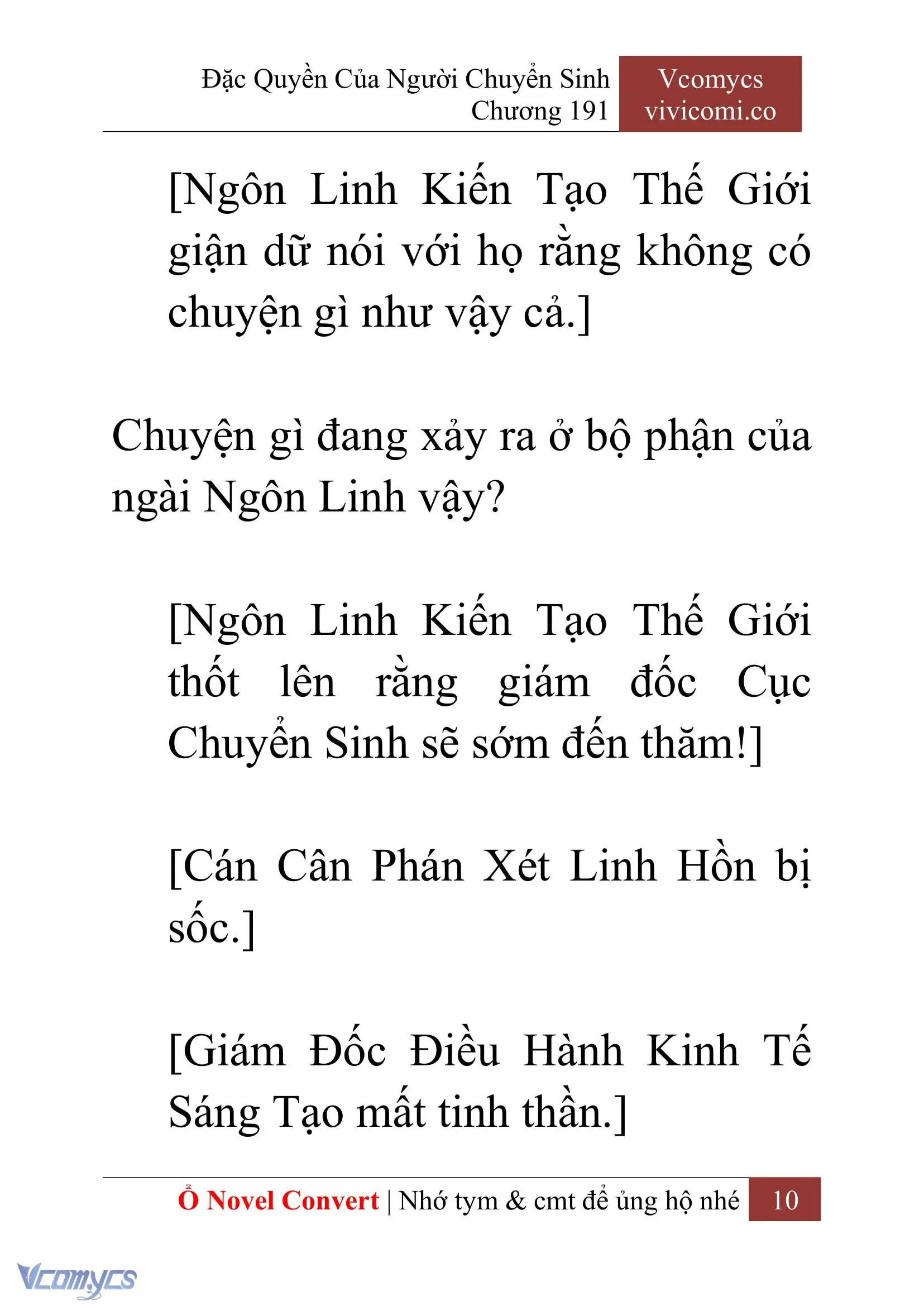 [Novel] Đặc Quyền Của Người Chuyển Sinh Chapter 191 - Trang 14