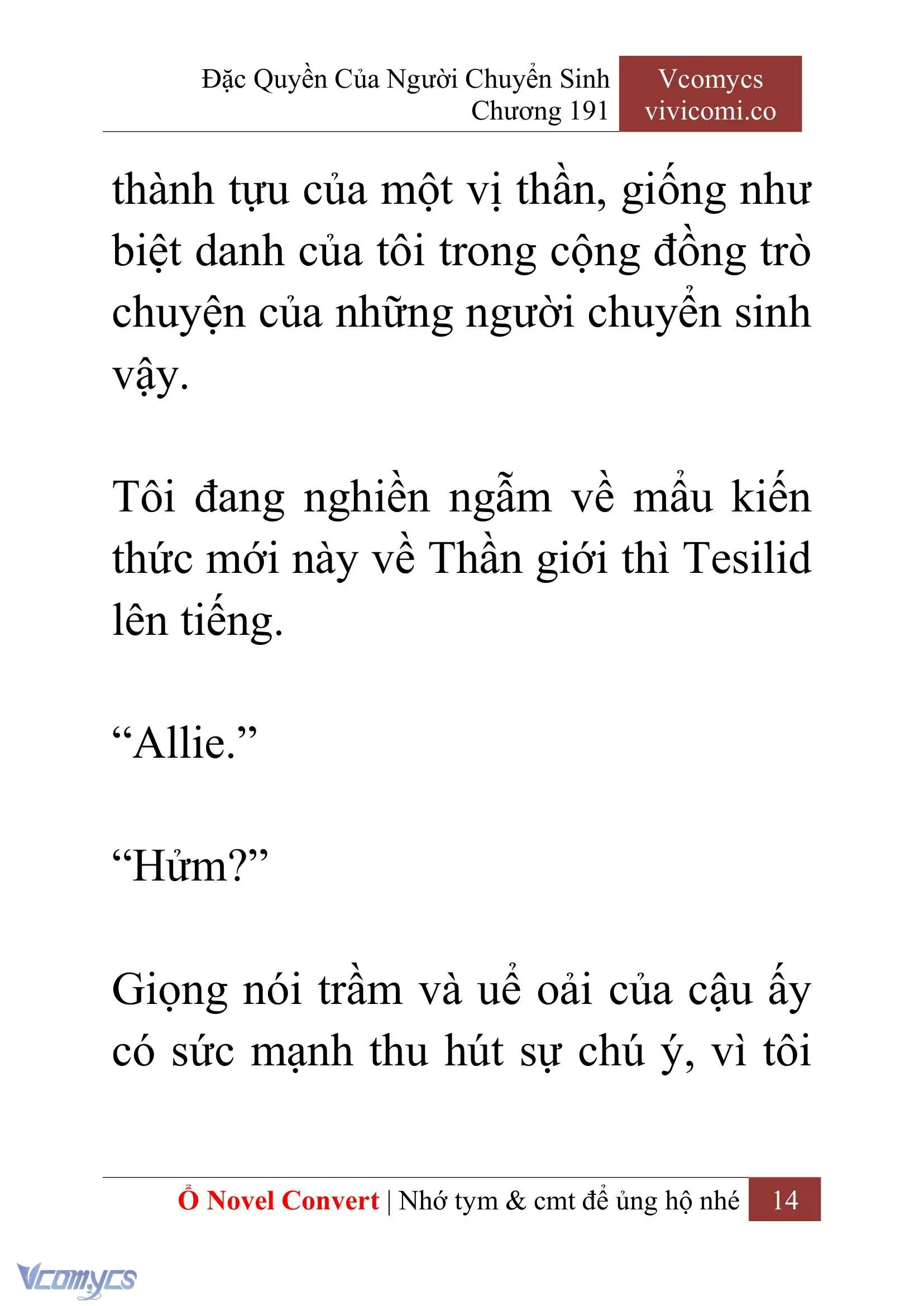[Novel] Đặc Quyền Của Người Chuyển Sinh Chapter 191 - Trang 18