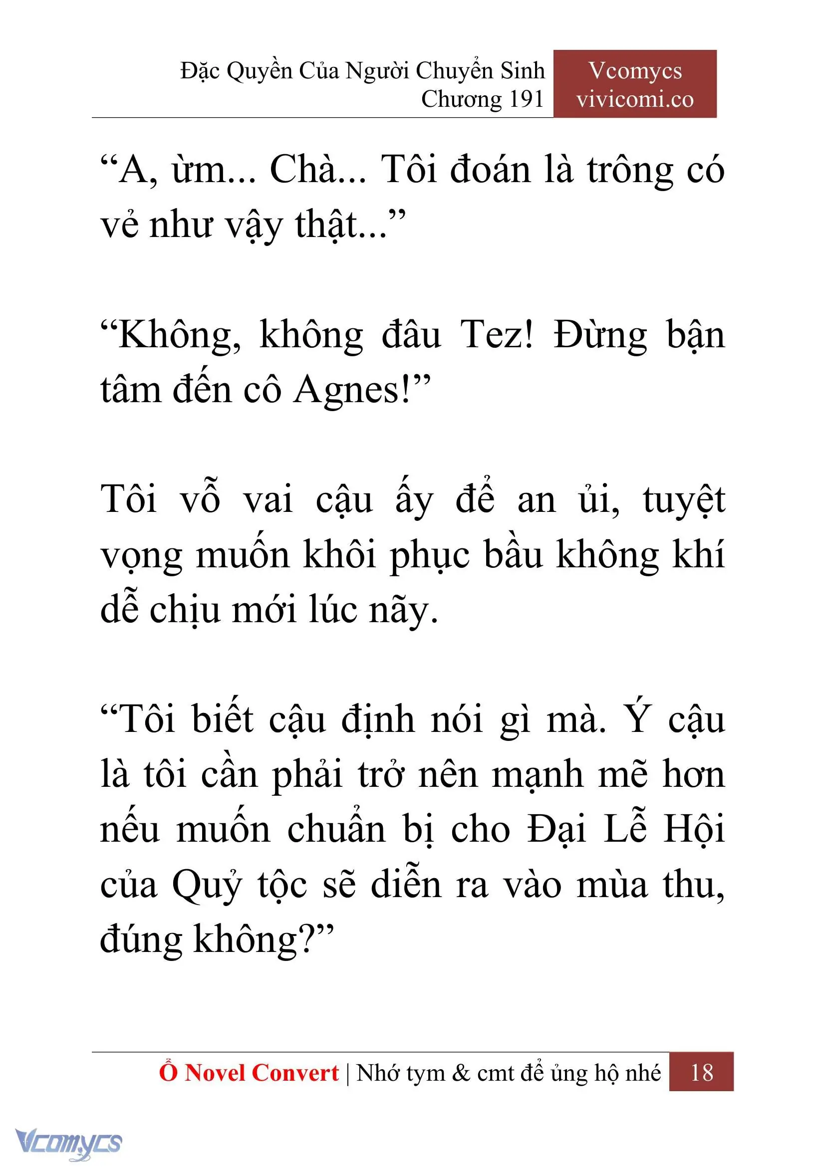 [Novel] Đặc Quyền Của Người Chuyển Sinh Chapter 191 - Trang 22