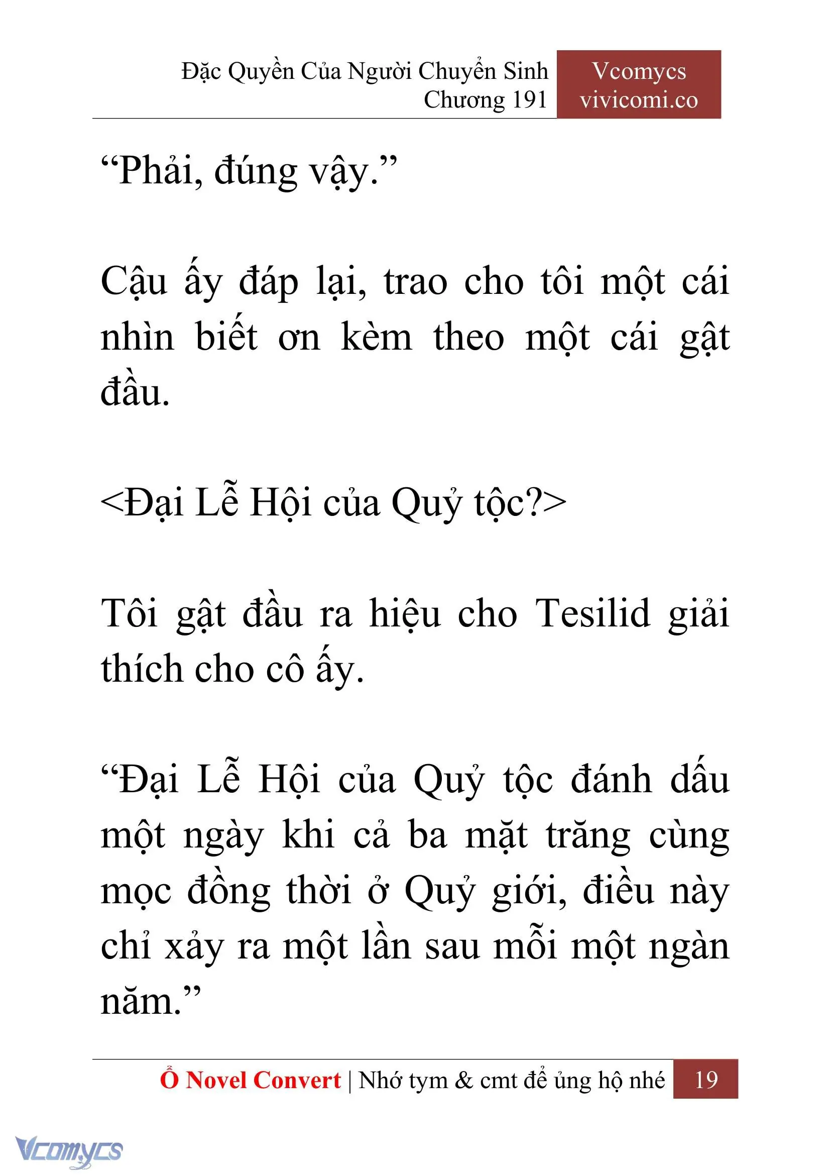 [Novel] Đặc Quyền Của Người Chuyển Sinh Chapter 191 - Trang 23