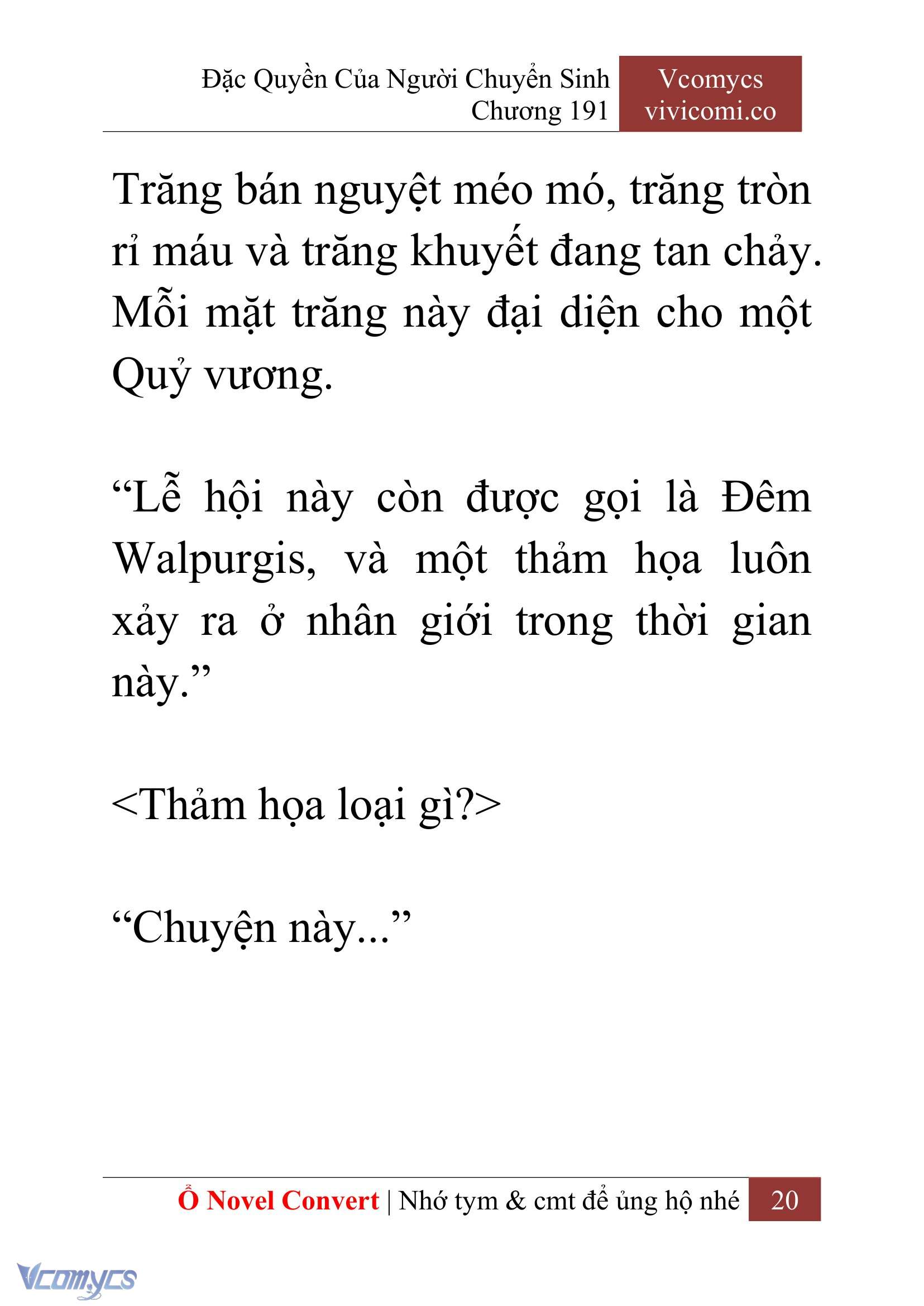 [Novel] Đặc Quyền Của Người Chuyển Sinh Chapter 191 - Trang 24