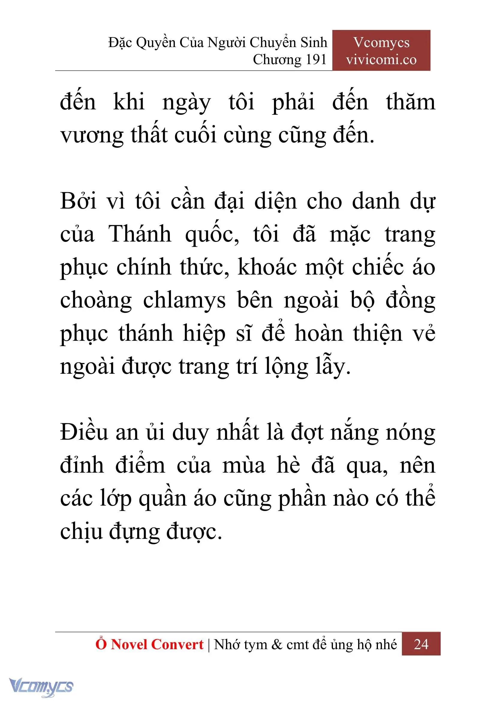 [Novel] Đặc Quyền Của Người Chuyển Sinh Chapter 191 - Trang 28