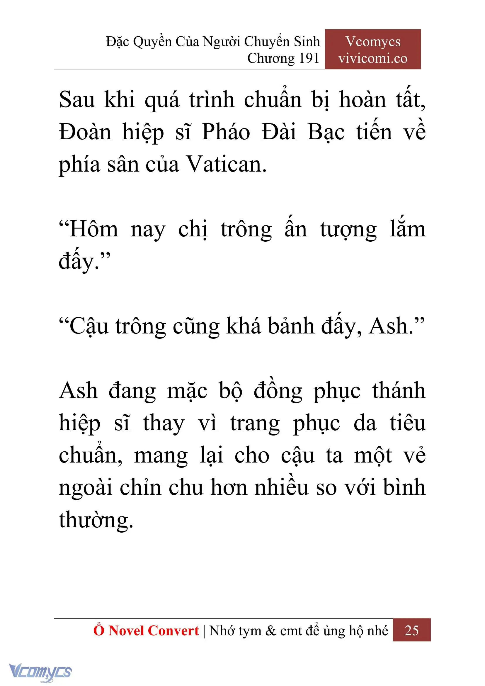 [Novel] Đặc Quyền Của Người Chuyển Sinh Chapter 191 - Trang 29