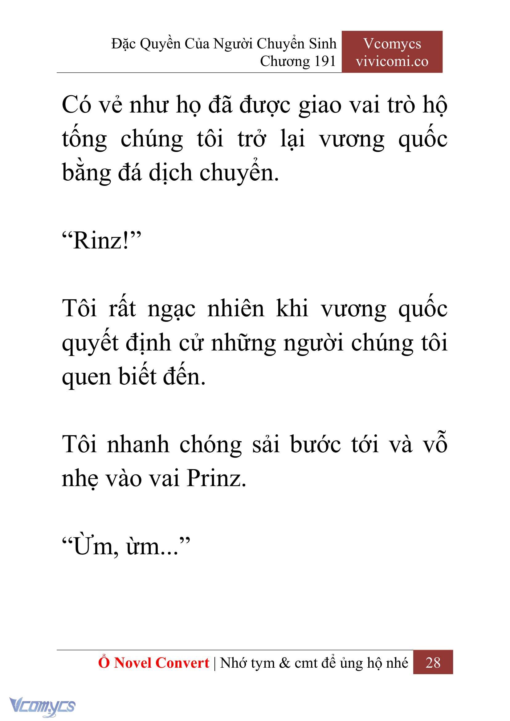 [Novel] Đặc Quyền Của Người Chuyển Sinh Chapter 191 - Trang 32