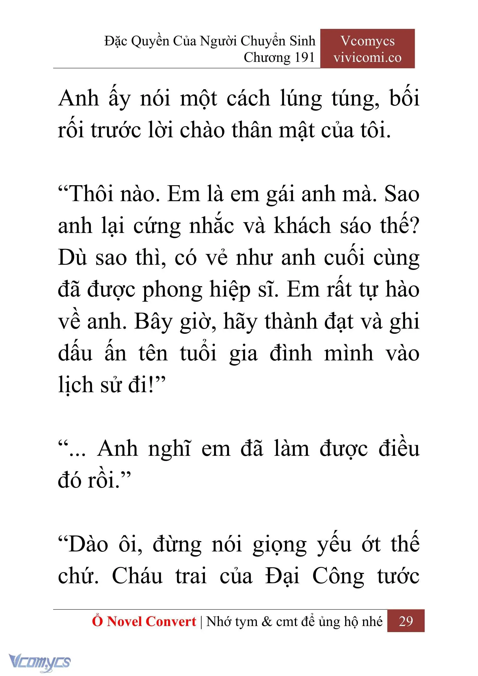 [Novel] Đặc Quyền Của Người Chuyển Sinh Chapter 191 - Trang 33