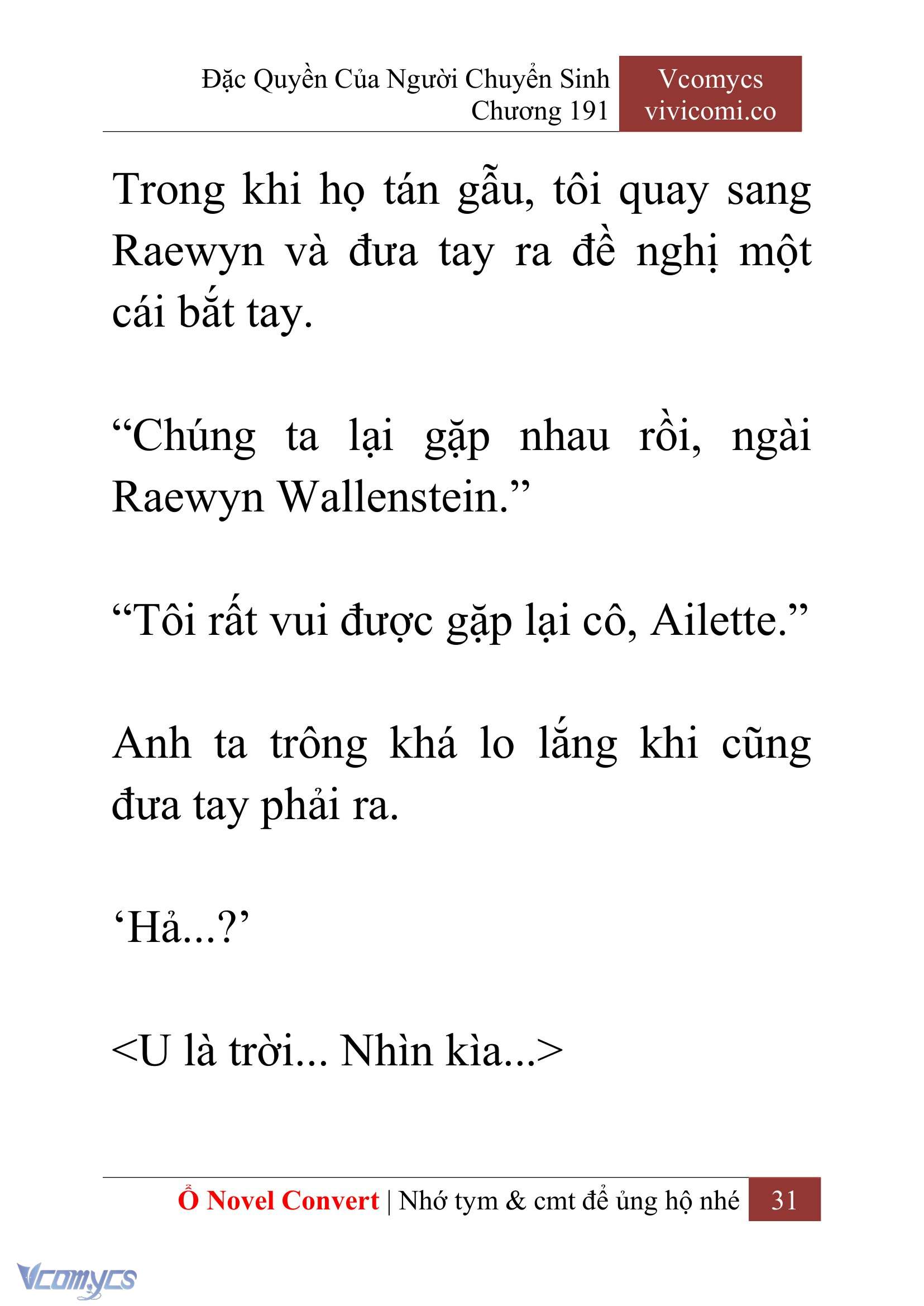 [Novel] Đặc Quyền Của Người Chuyển Sinh Chapter 191 - Trang 35