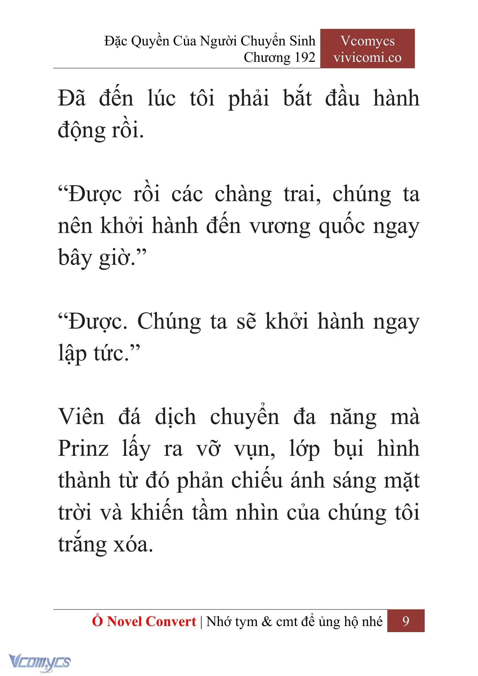 [Novel] Đặc Quyền Của Người Chuyển Sinh Chapter 192 - Trang 13