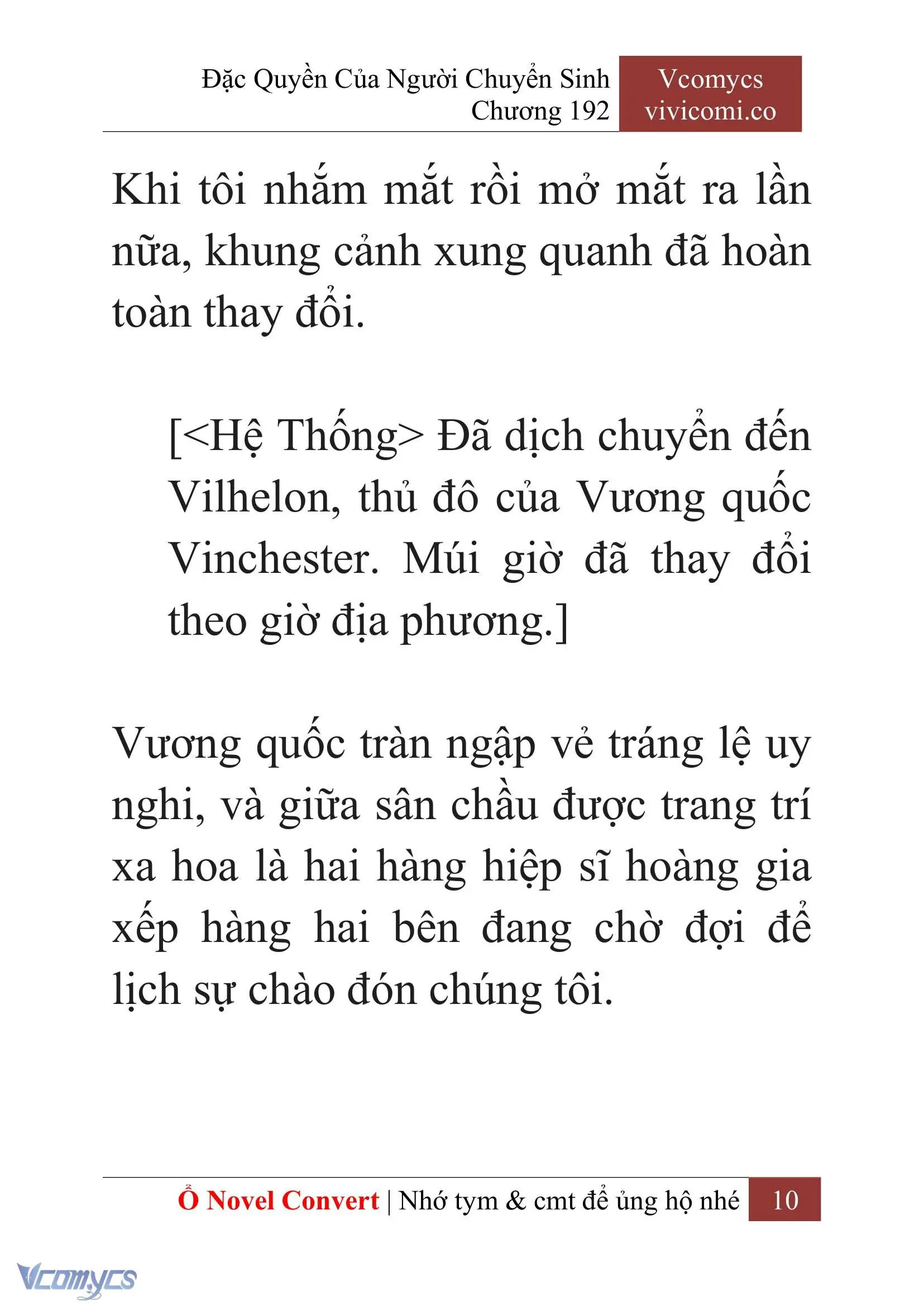 [Novel] Đặc Quyền Của Người Chuyển Sinh Chapter 192 - Trang 14