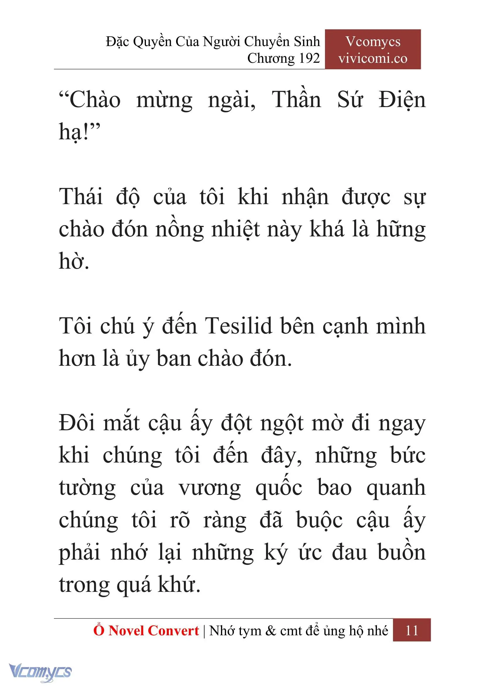 [Novel] Đặc Quyền Của Người Chuyển Sinh Chapter 192 - Trang 15