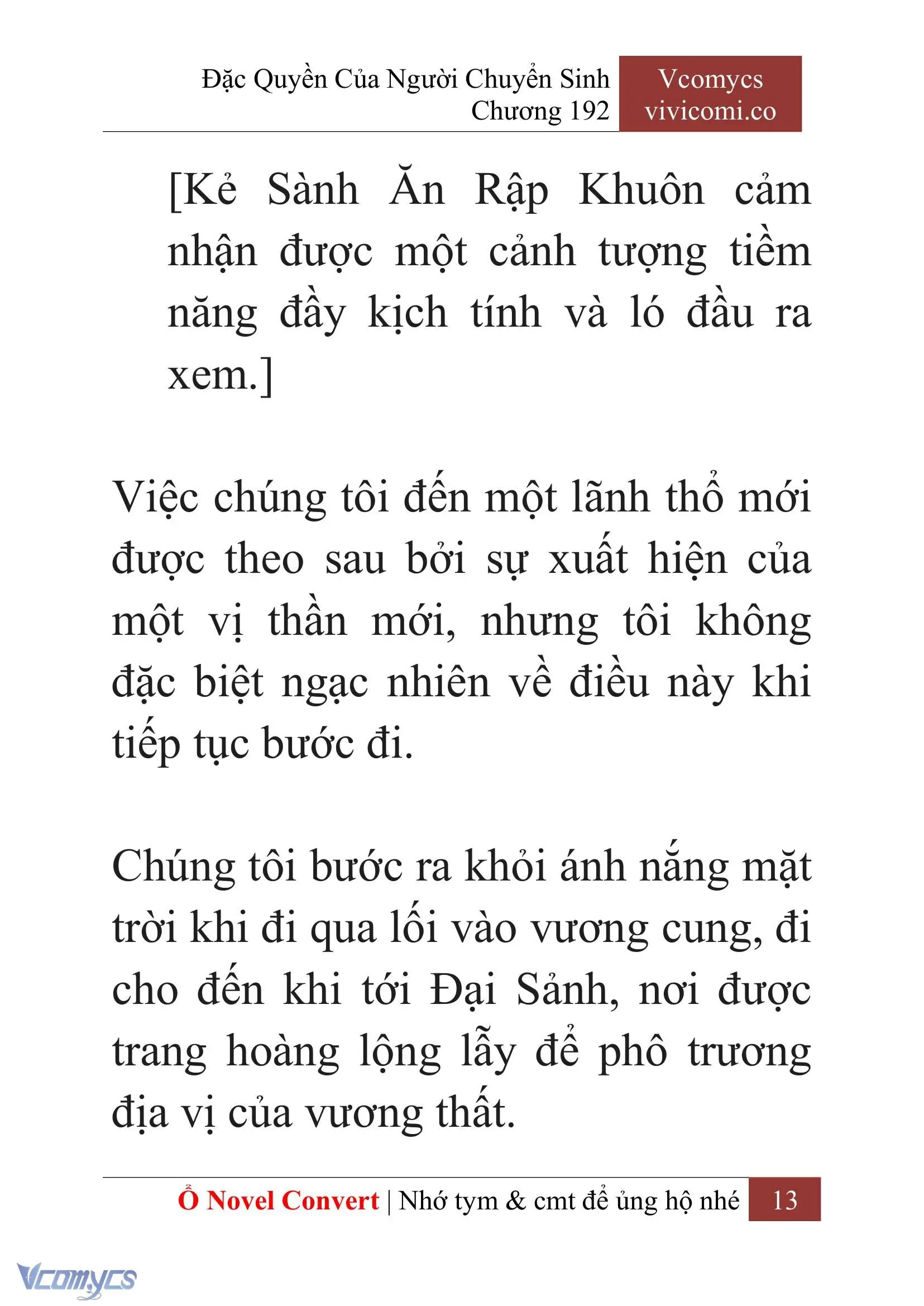 [Novel] Đặc Quyền Của Người Chuyển Sinh Chapter 192 - Trang 17