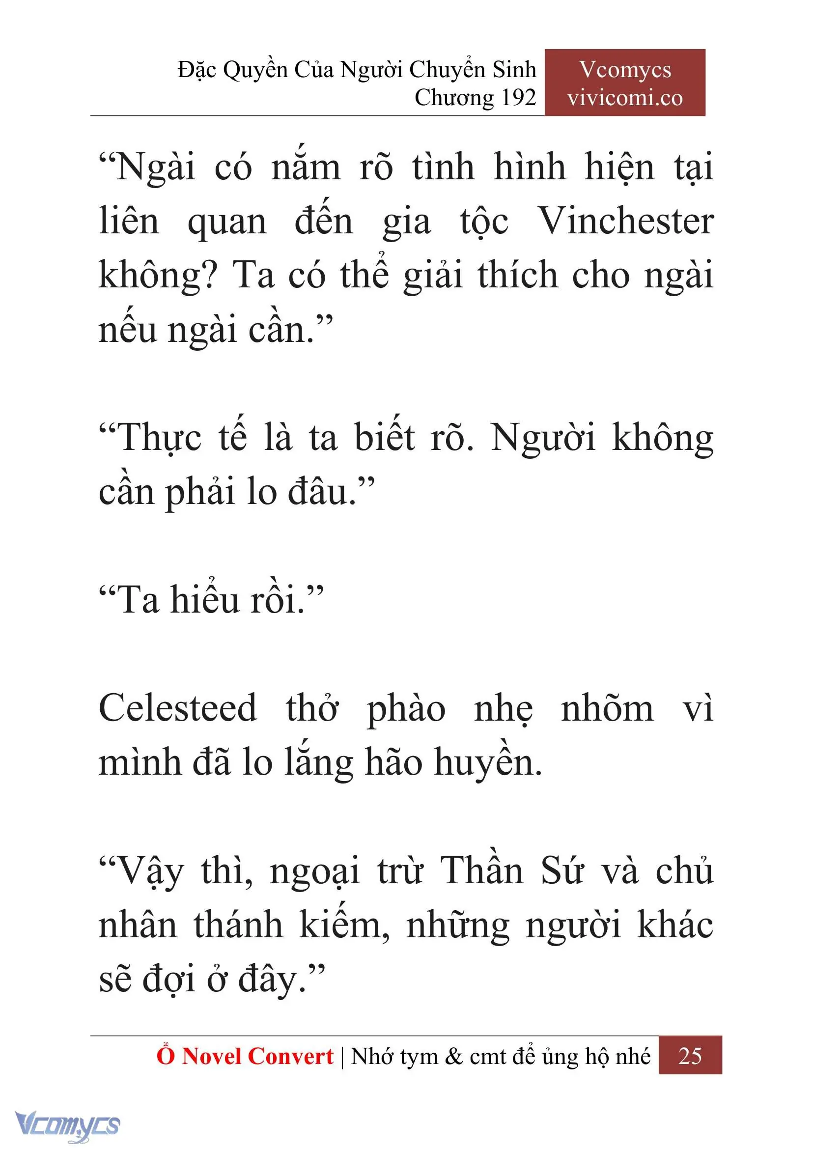 [Novel] Đặc Quyền Của Người Chuyển Sinh Chapter 192 - Trang 29