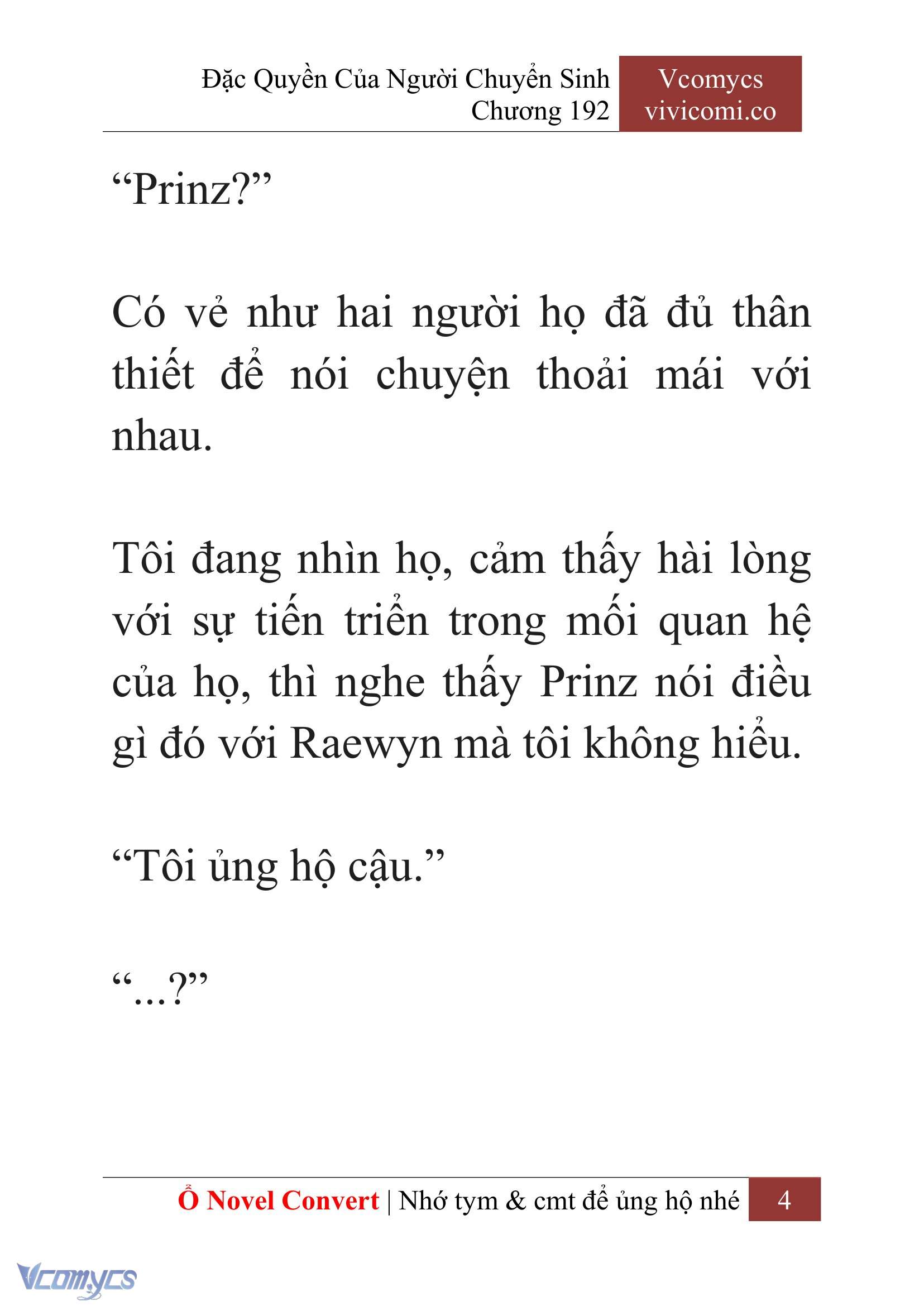 [Novel] Đặc Quyền Của Người Chuyển Sinh Chapter 192 - Trang 8
