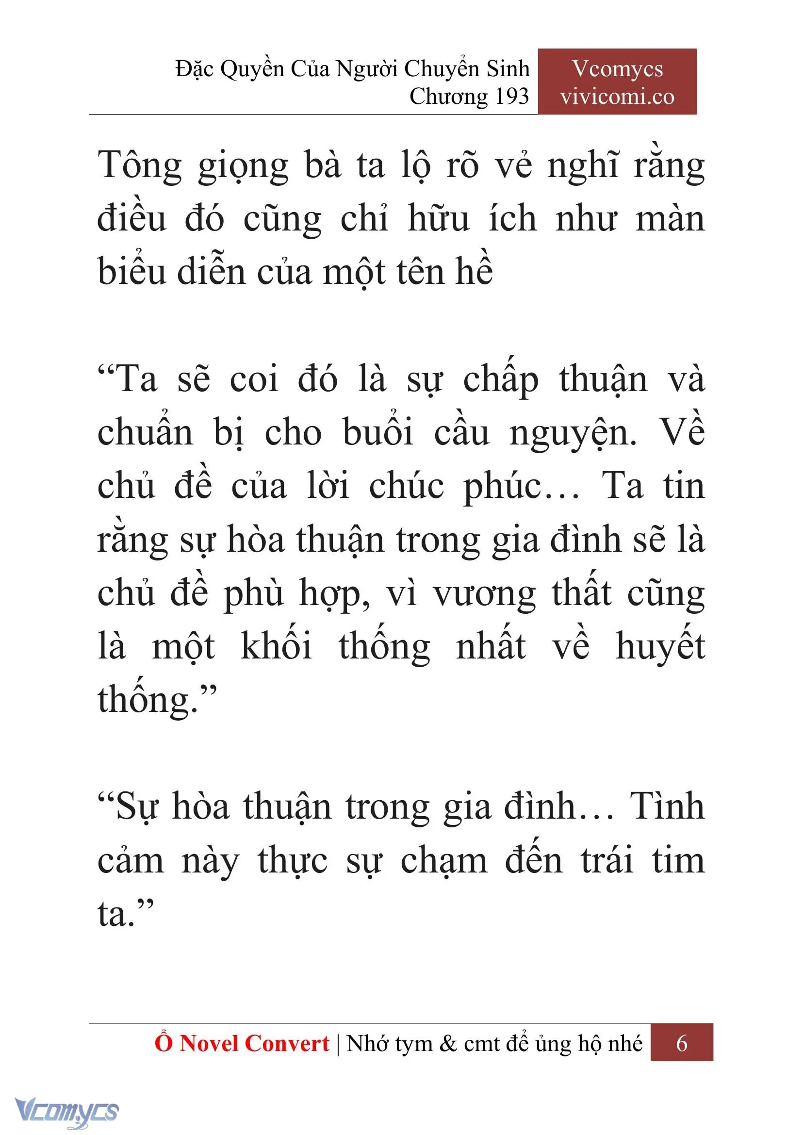 [Novel] Đặc Quyền Của Người Chuyển Sinh Chapter 193 - Trang 10